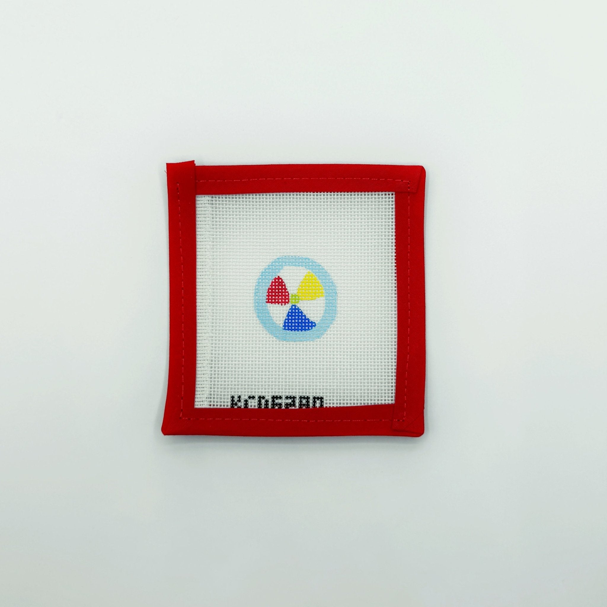 Beach Ball Key FobKCNCanvasThe Red Thread Atelier