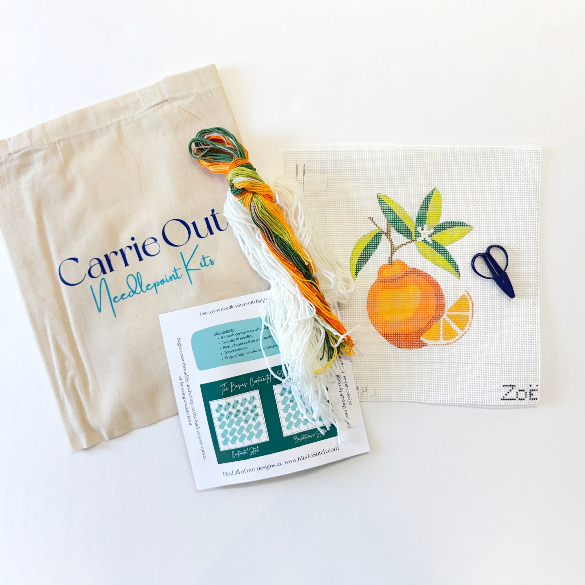 Carrie Out Kits - OrangeThe Red Thread AtelierKitThe Red Thread Atelier