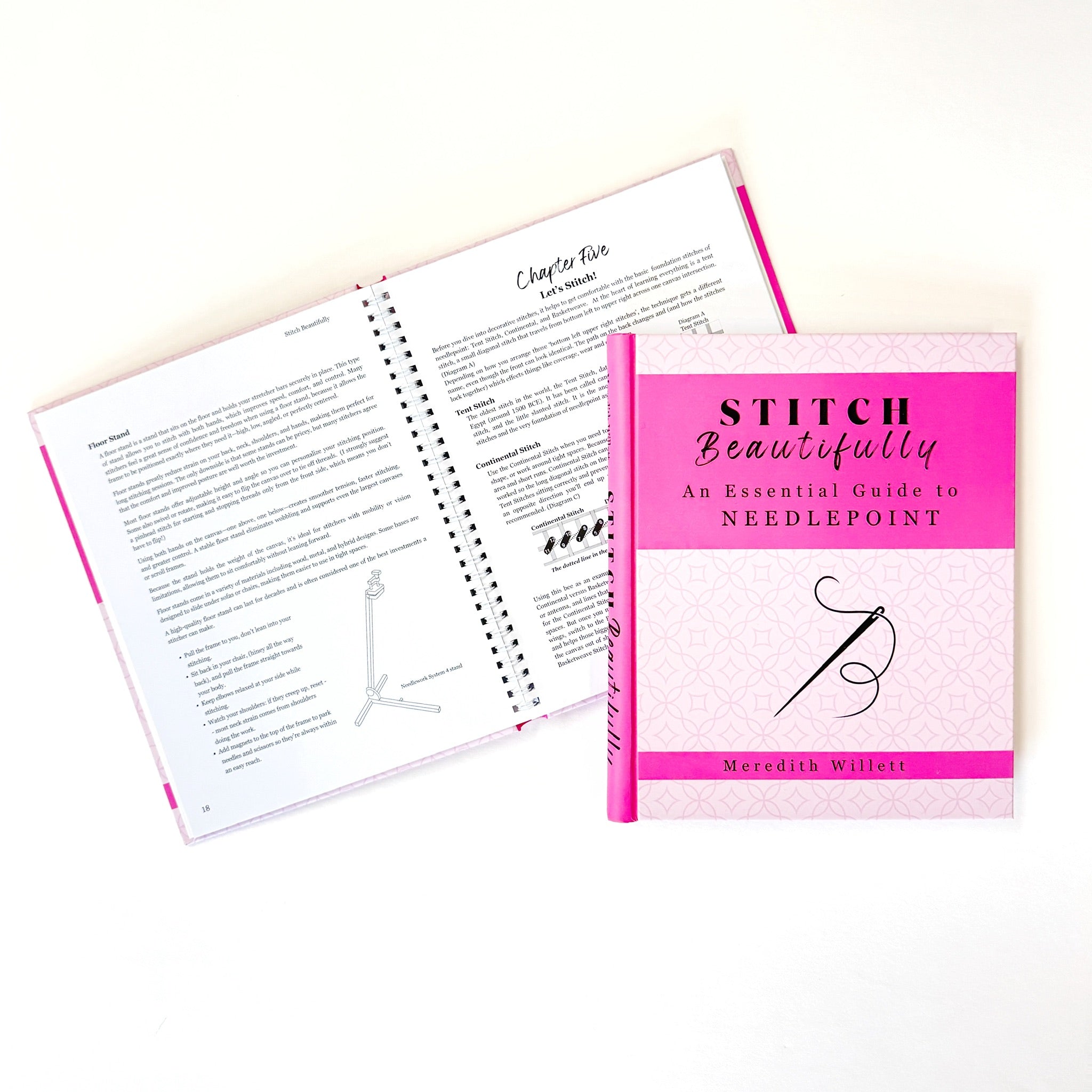 Stitch Beautifully - An Essential Guide to NeedlepointMeredith CollectionBookThe Red Thread Atelier