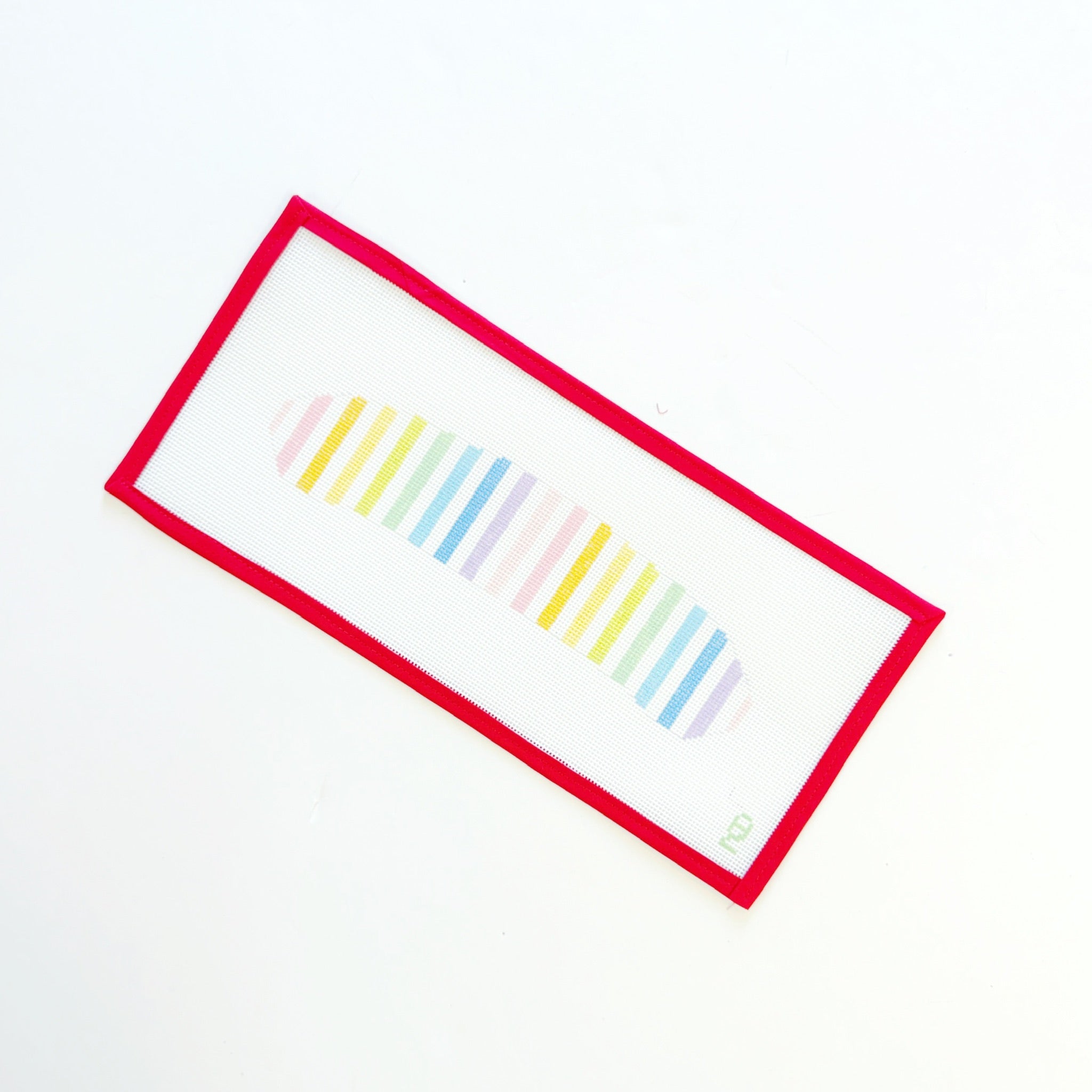 Pastel Stripe Baby HangerOz Needle and ThreadCanvasThe Red Thread Atelier