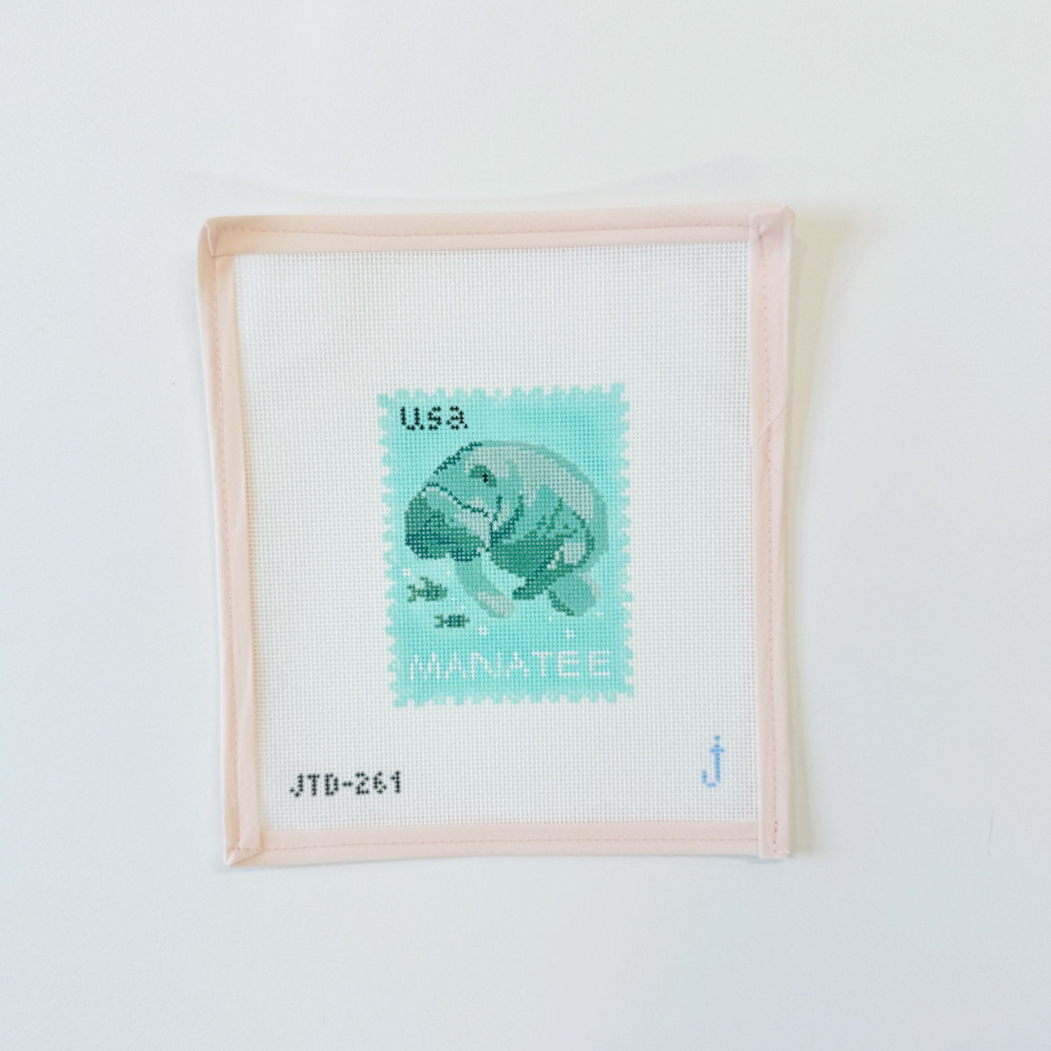 Manatee StampJessica TongelCanvasThe Red Thread Atelier