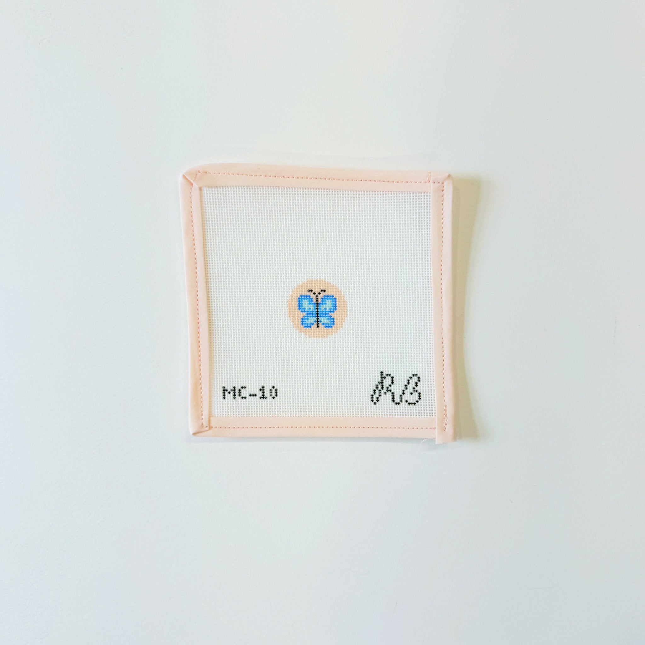 Micro Blue ButterflyRachel BarriCanvasThe Red Thread Atelier