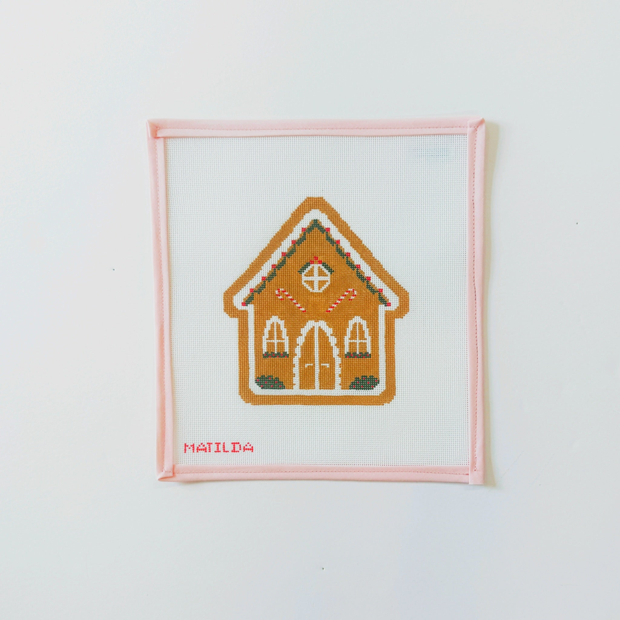 GingerBread HouseOz NeedleCanvasThe Red Thread Atelier