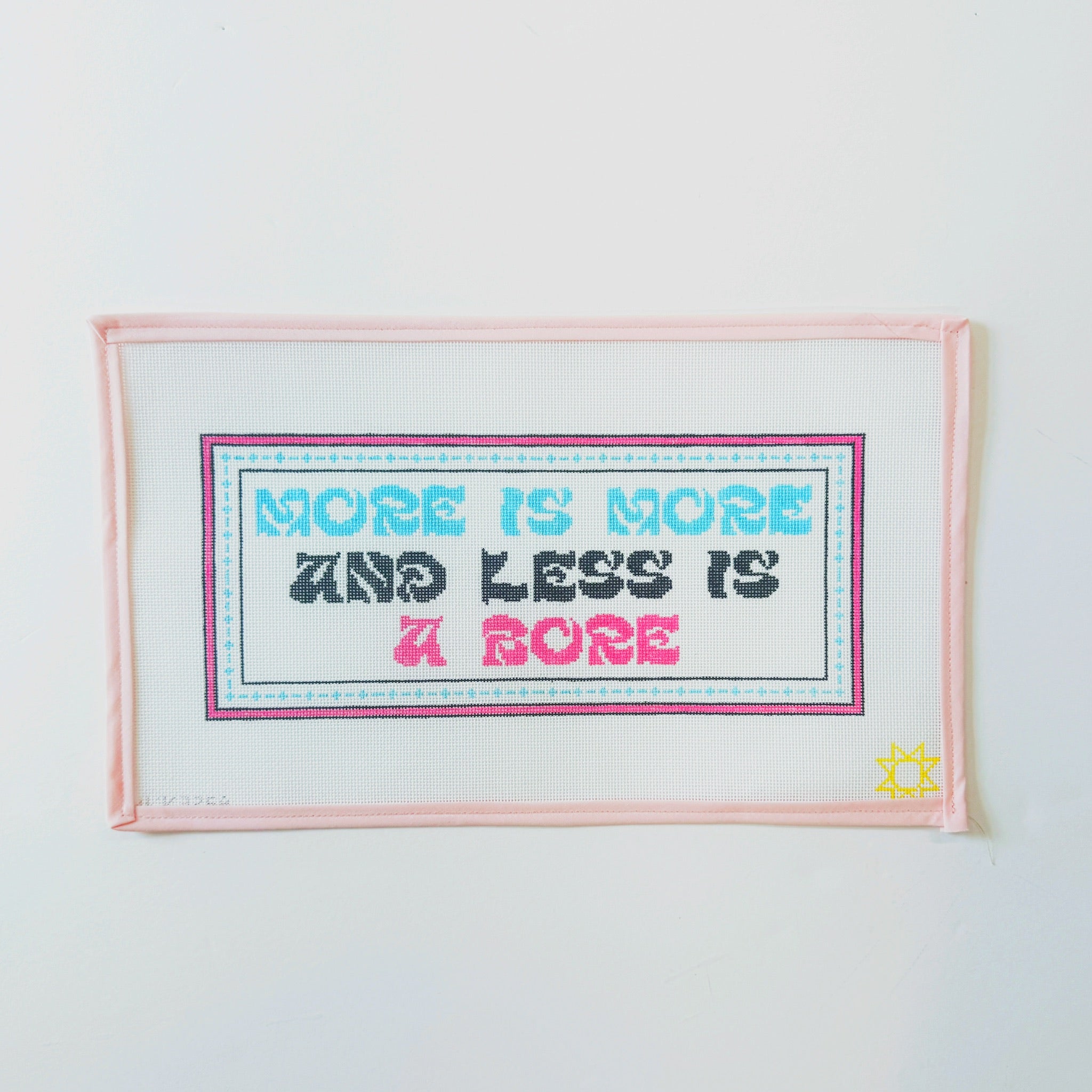 More is MoreAudra NeedlepointCanvasThe Red Thread Atelier