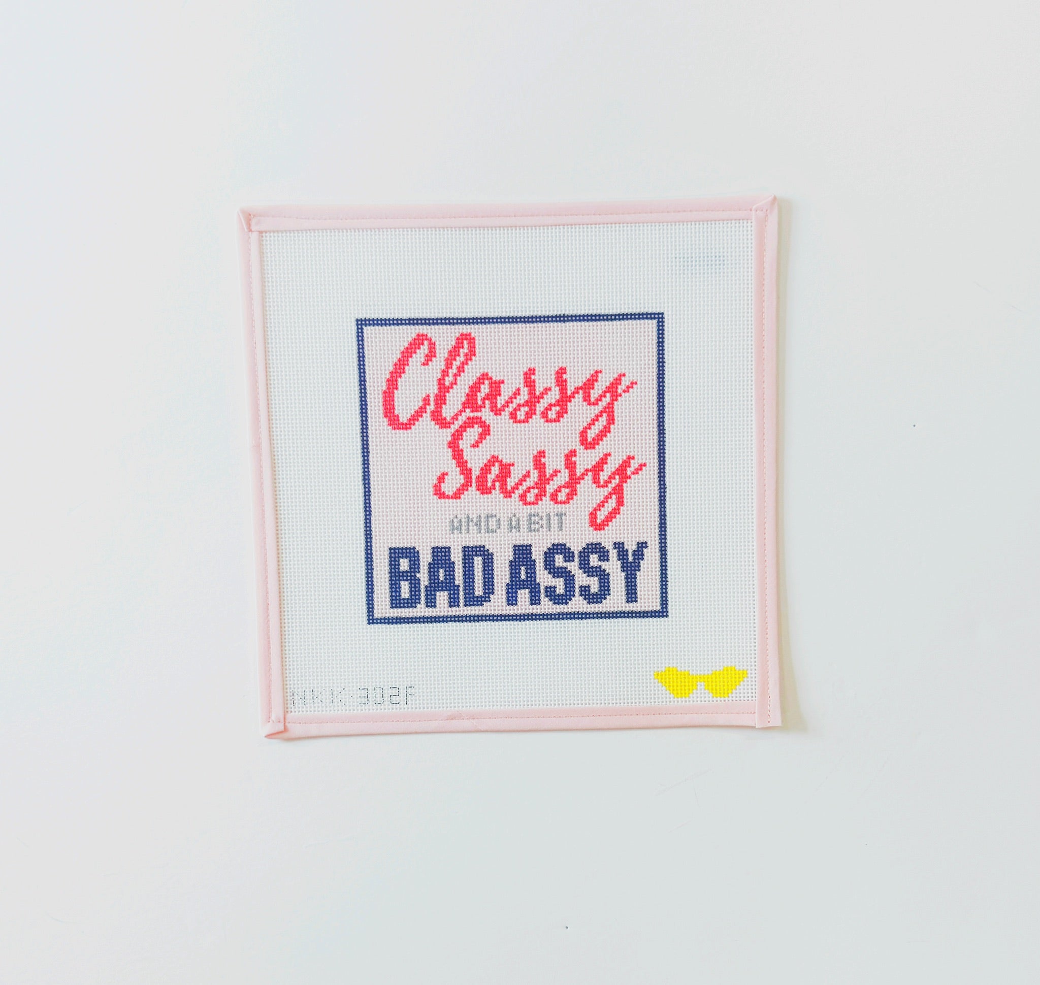 Bad AssyAudra NeedlepointCanvasThe Red Thread Atelier