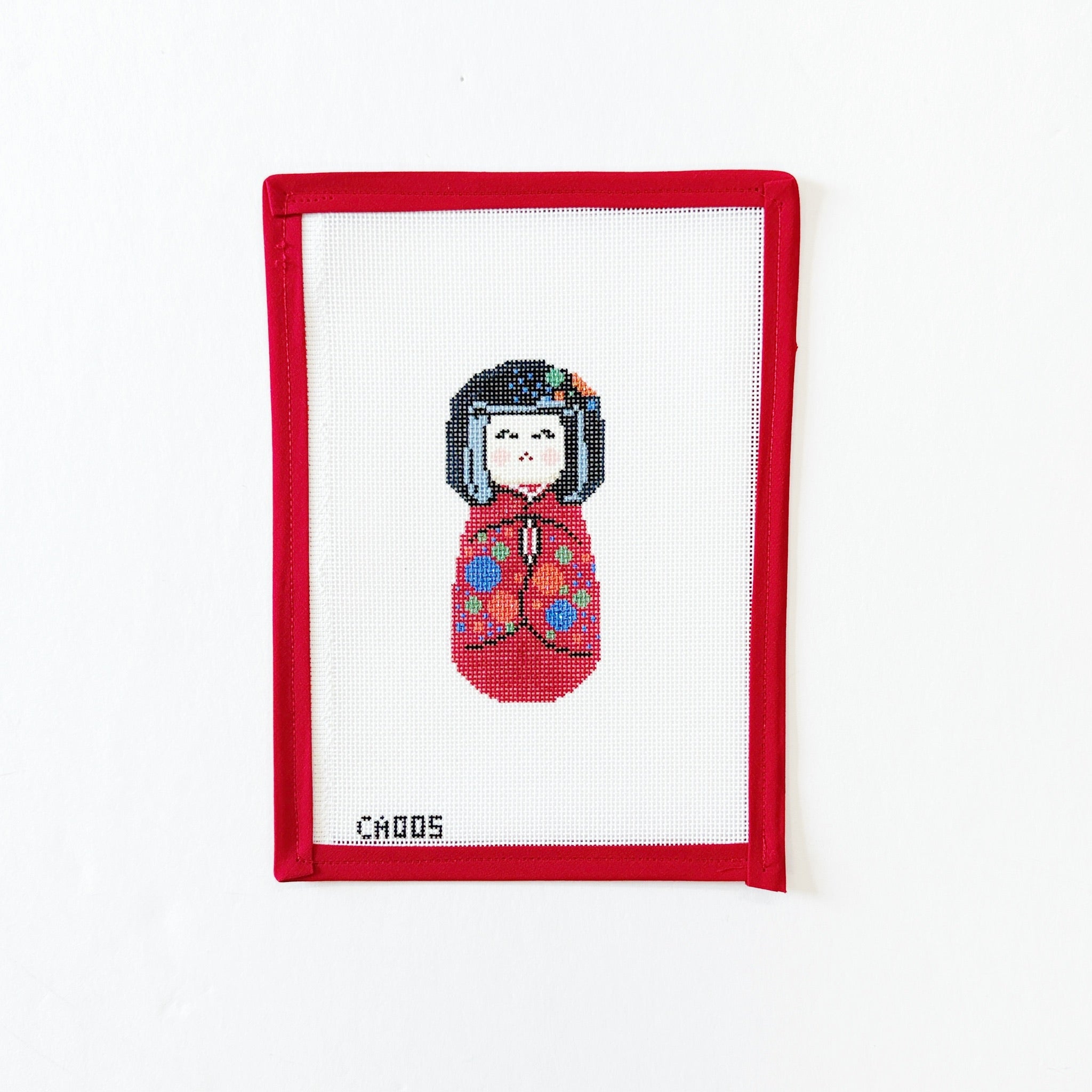 Girl Kokeshi DollPippin StudioCanvasThe Red Thread Atelier