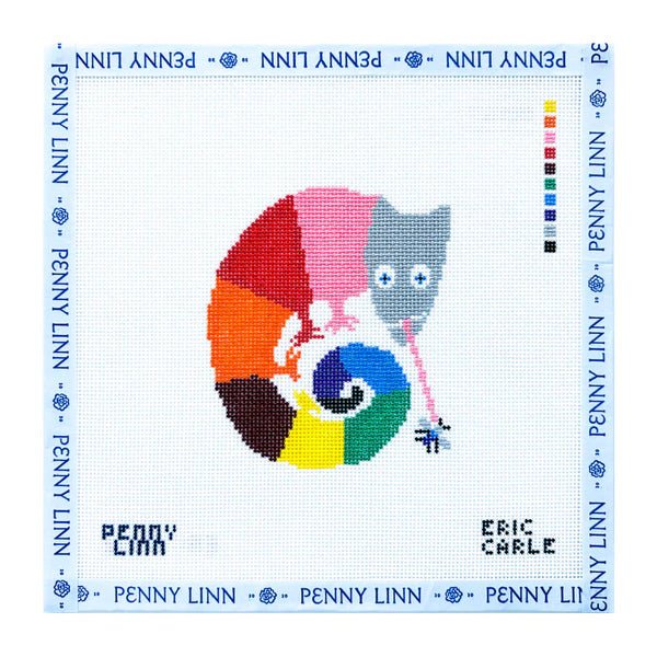 Mixed Up ChameleonPenny Linn DesignsCanvasThe Red Thread Atelier