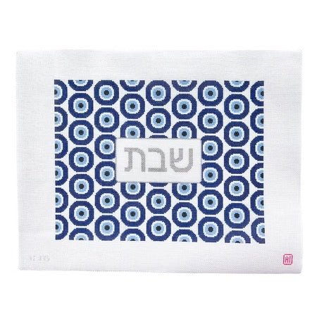 Evil Eye Matzah CoverAllison IvyCanvasThe Red Thread Atelier