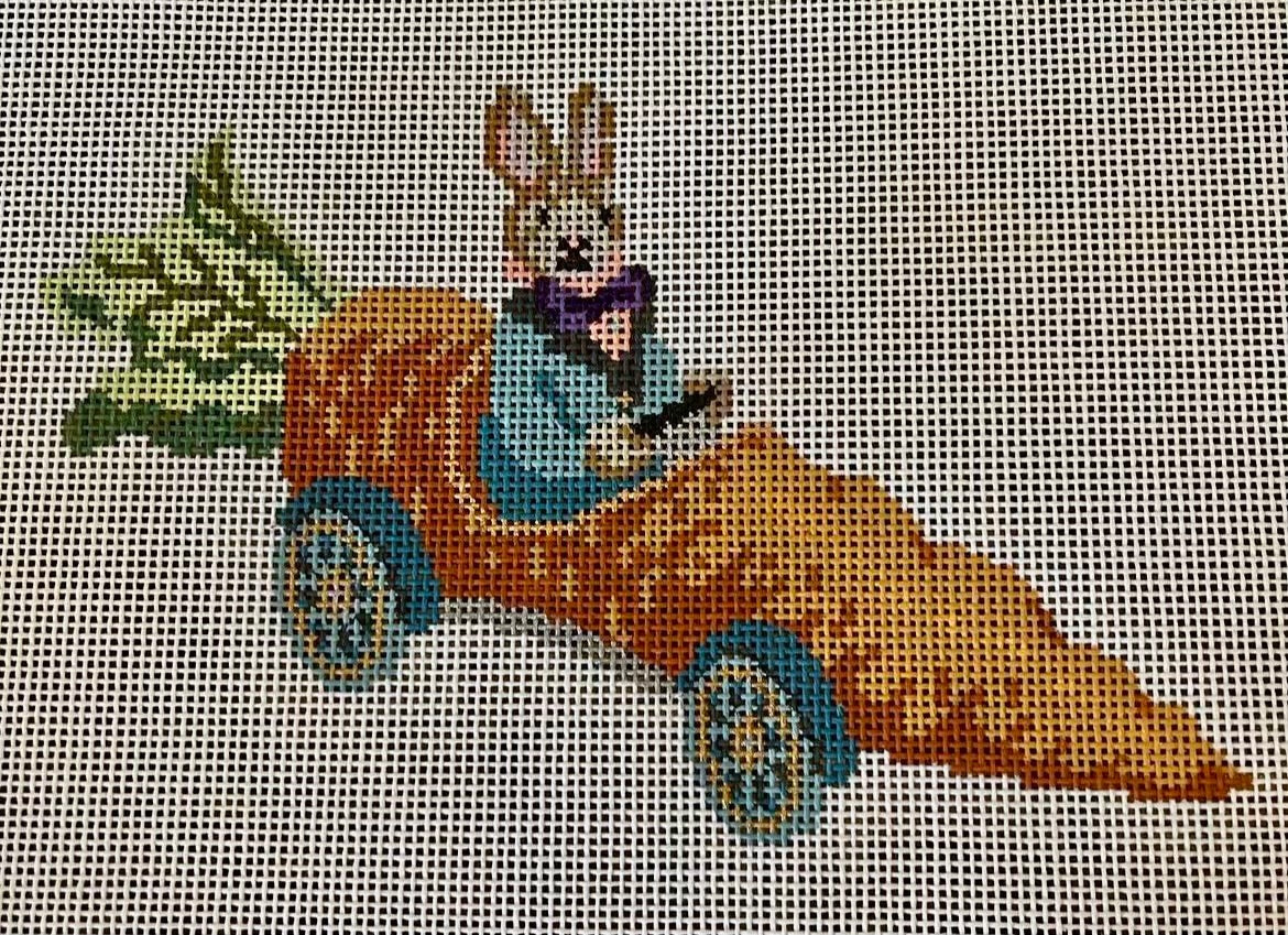 Bunny In Carrot Car