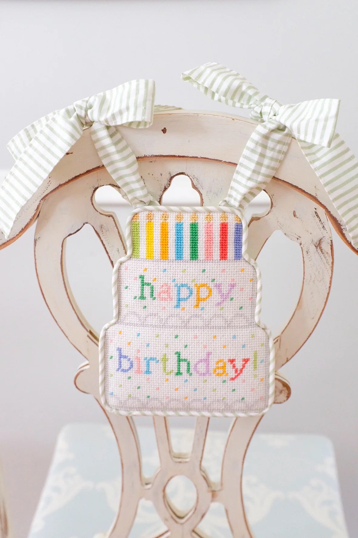 Happy BirthdayLe Point StudioCanvasThe Red Thread Atelier