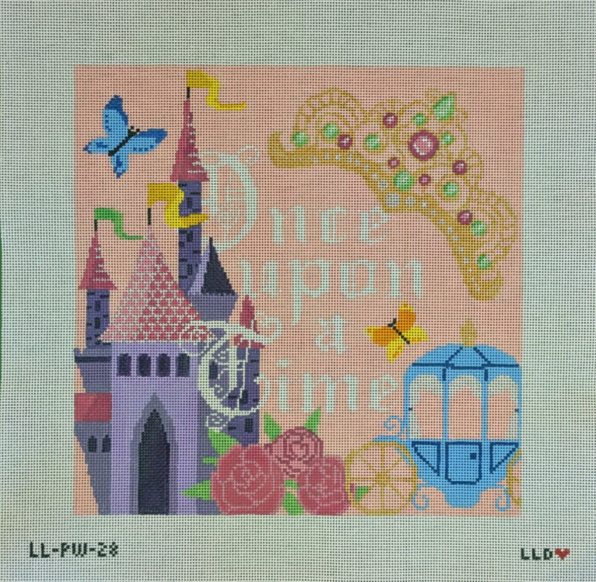 LL-PW-28A Once Upon a Time Pillow 18Laura Love DesignsCanvasThe Red Thread Atelier