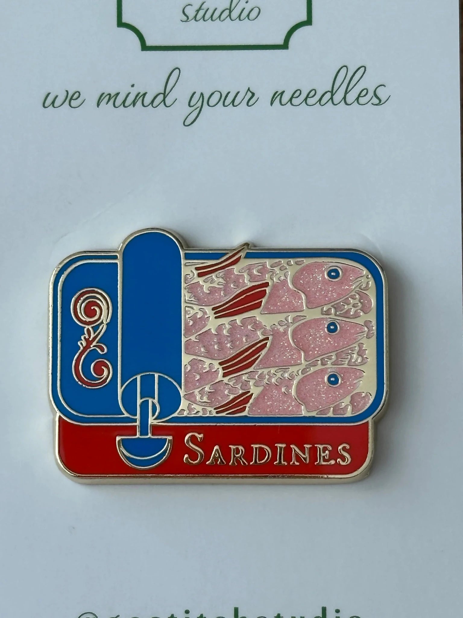 Sardine Can NeedleminderGo Stitch StudioNeedleminderThe Red Thread Atelier
