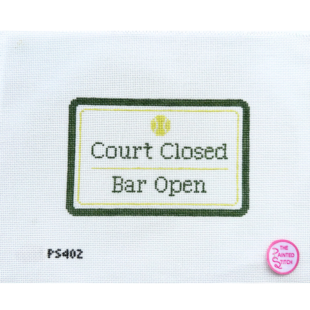 PS-402 Court Closed Bar Open TENNIS