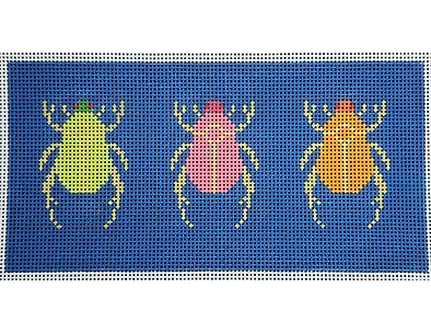 KKSG60 (Scarabs on Navy - 18 mesh 6 x 3 )