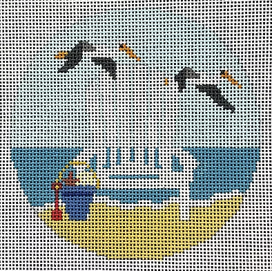 KKO215 (Adirondack Chair with Pelicans)