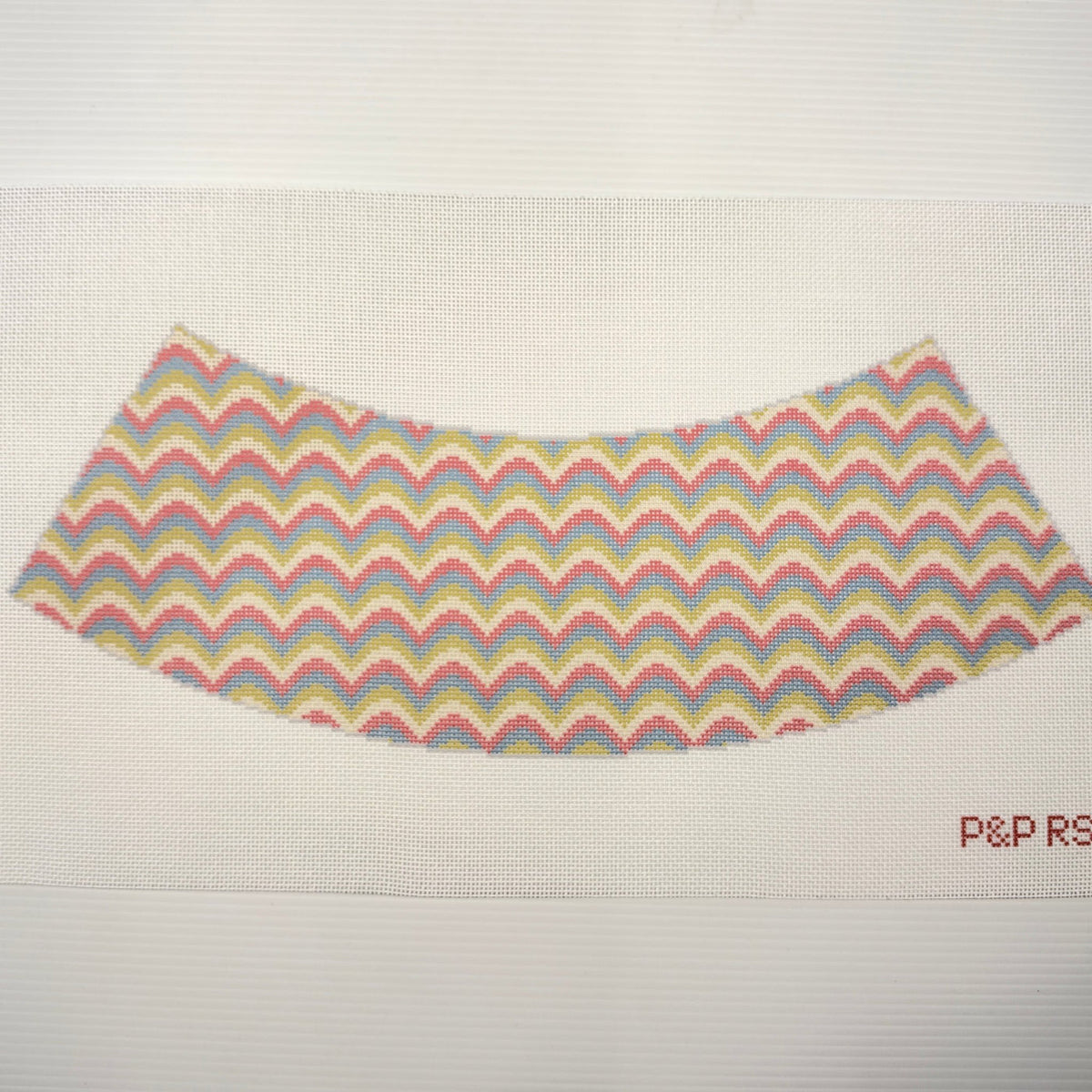Bouncing Bargello lampshade needlepoint canvas by Penny and Penny