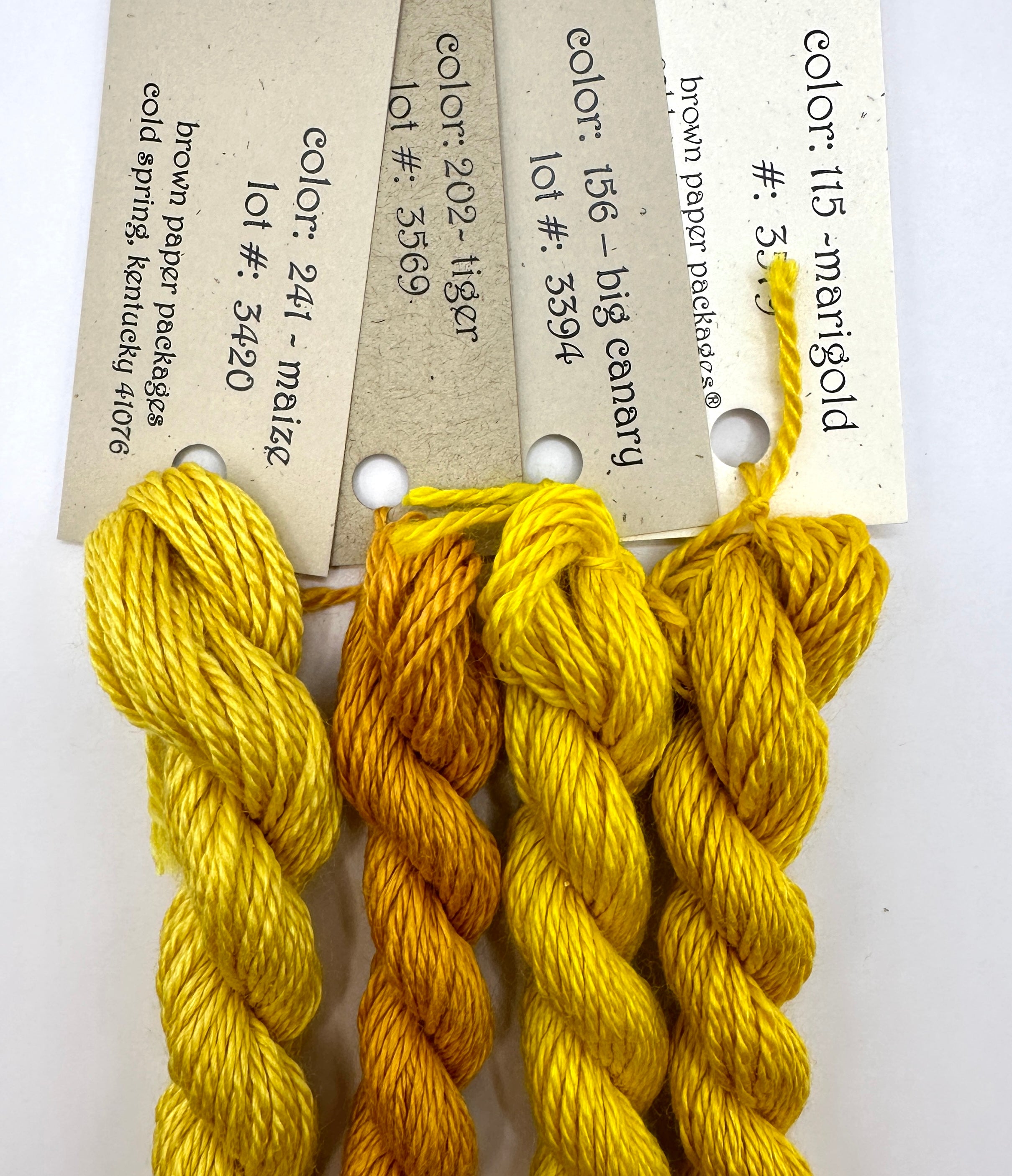 Silk & Ivory, Mustard Yellows