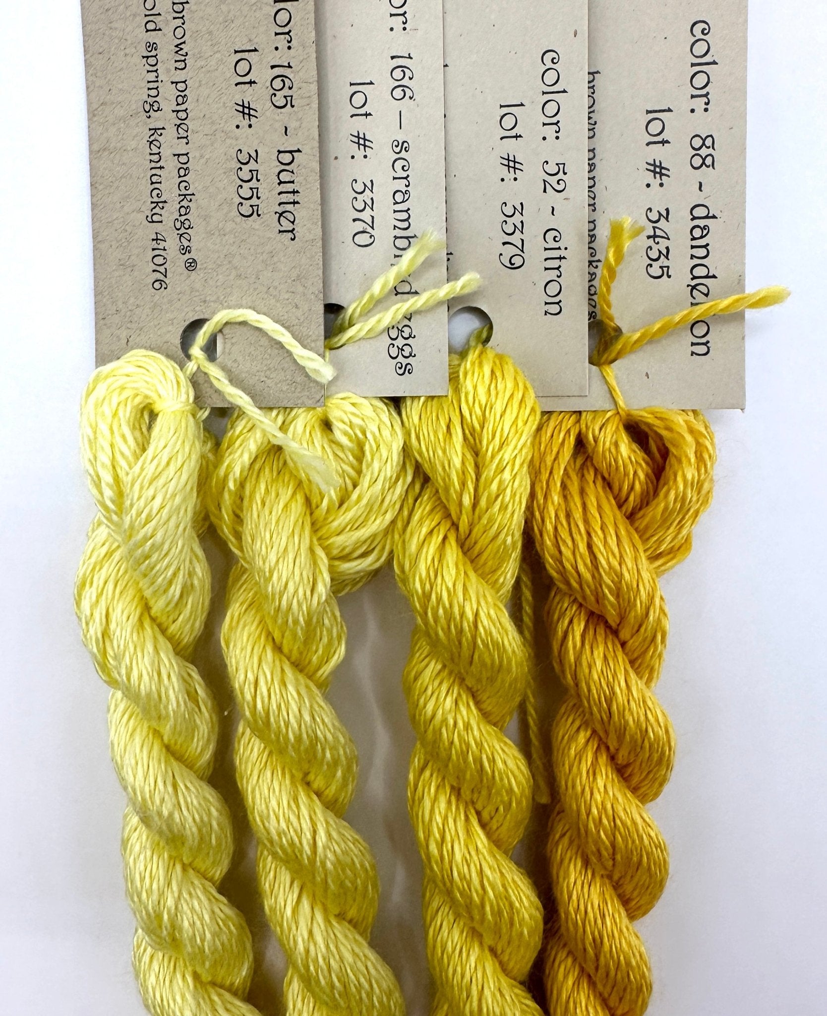 Silk & Ivory, YellowsSilk & IvoryThreadThe Red Thread Atelier