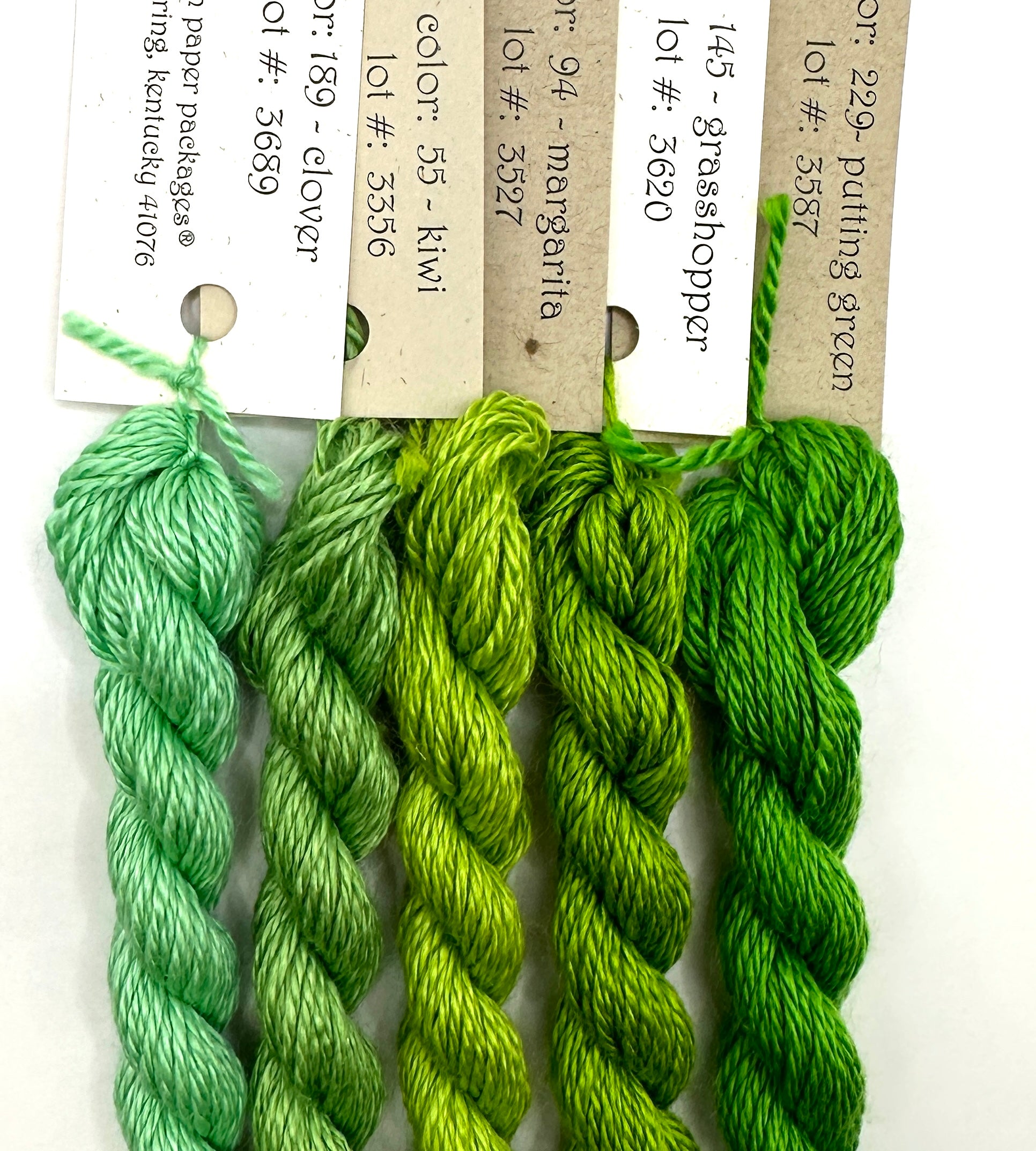 Silk & Ivory, Margarita Greens