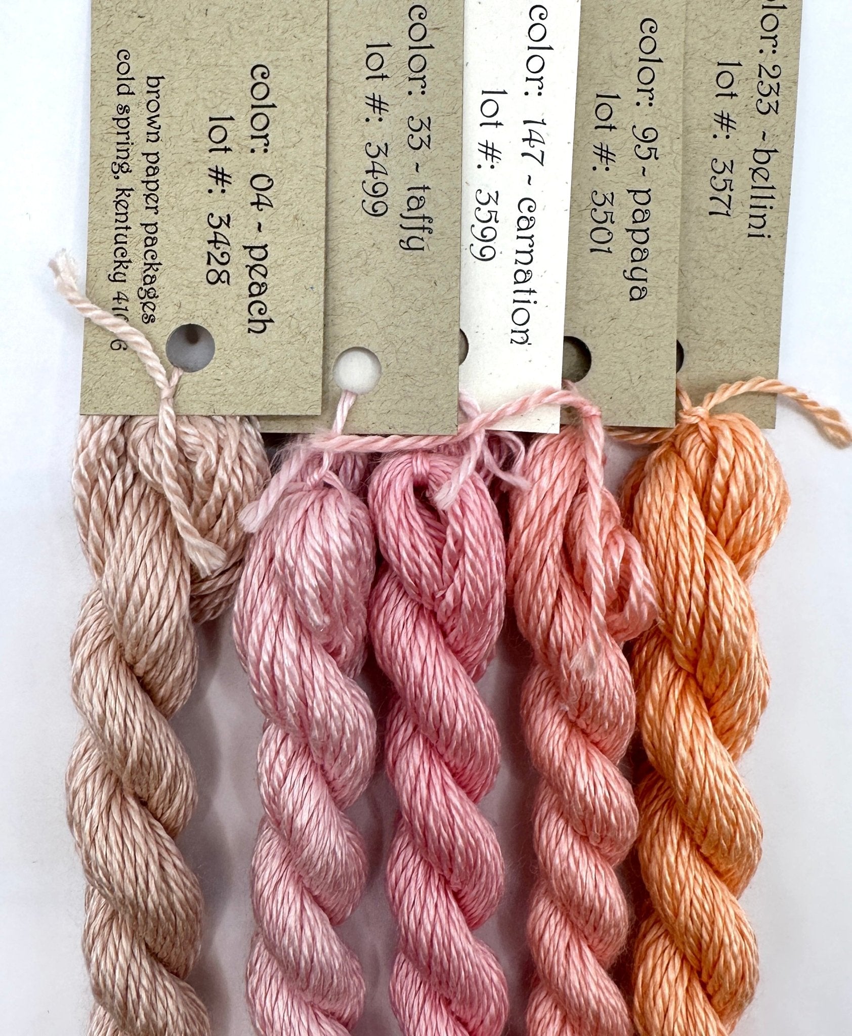 Silk & Ivory, Peachy PinksSilk & IvoryThreadThe Red Thread Atelier