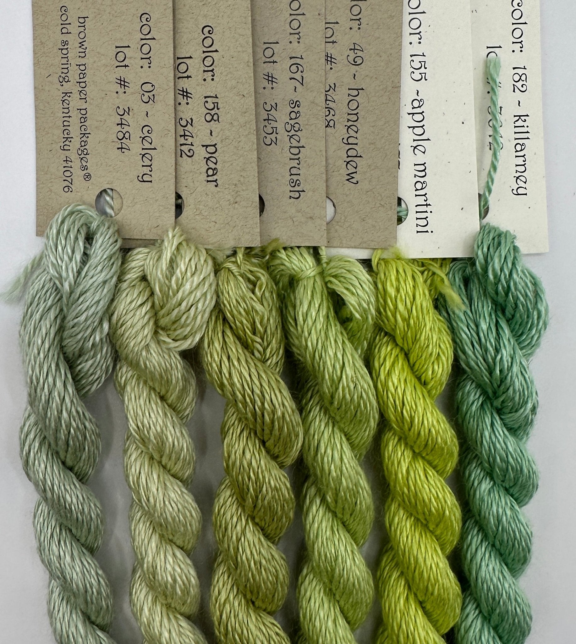 Silk & Ivory, Celery GreensSilk & IvoryThreadThe Red Thread Atelier