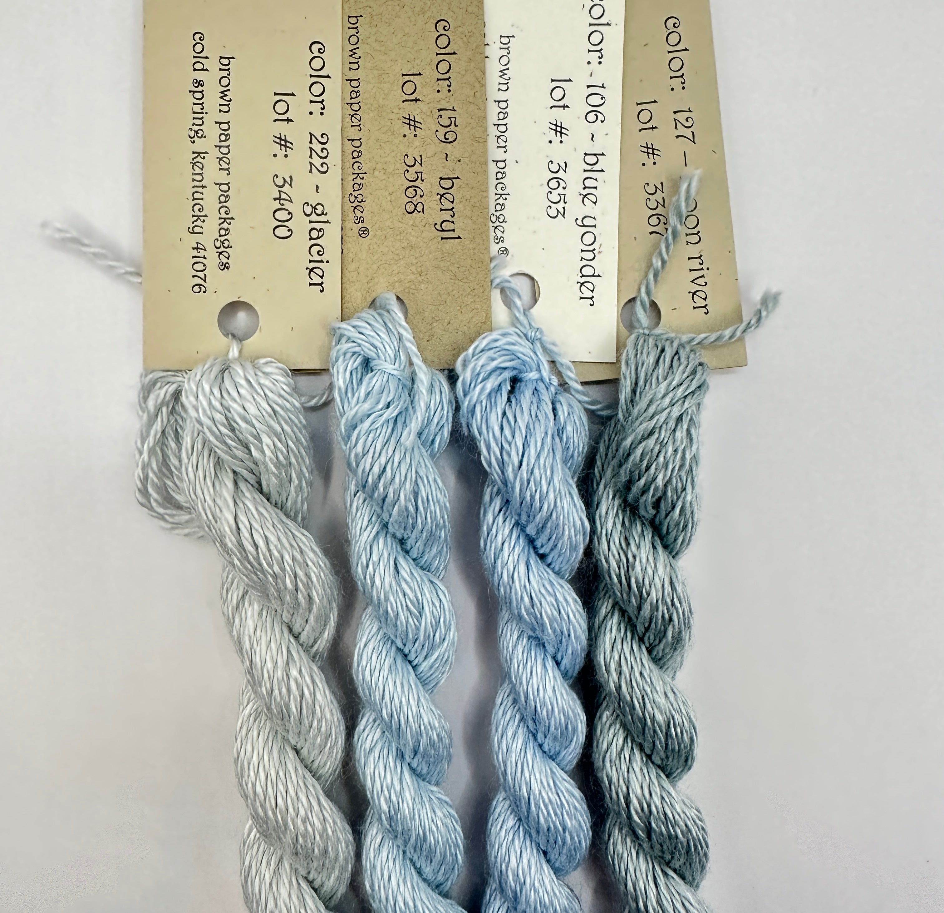 Silk & Ivory, Ice Blues