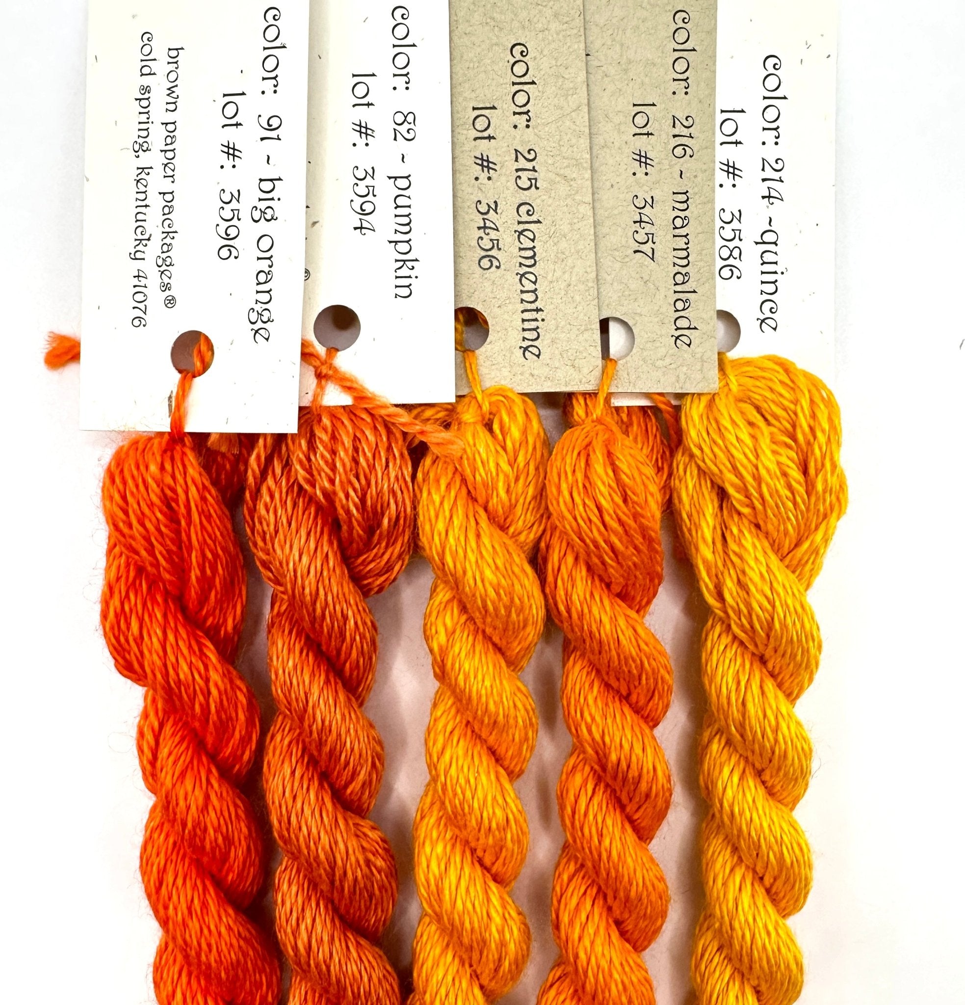 Silk & Ivory, OrangesSilk & IvoryThreadThe Red Thread Atelier