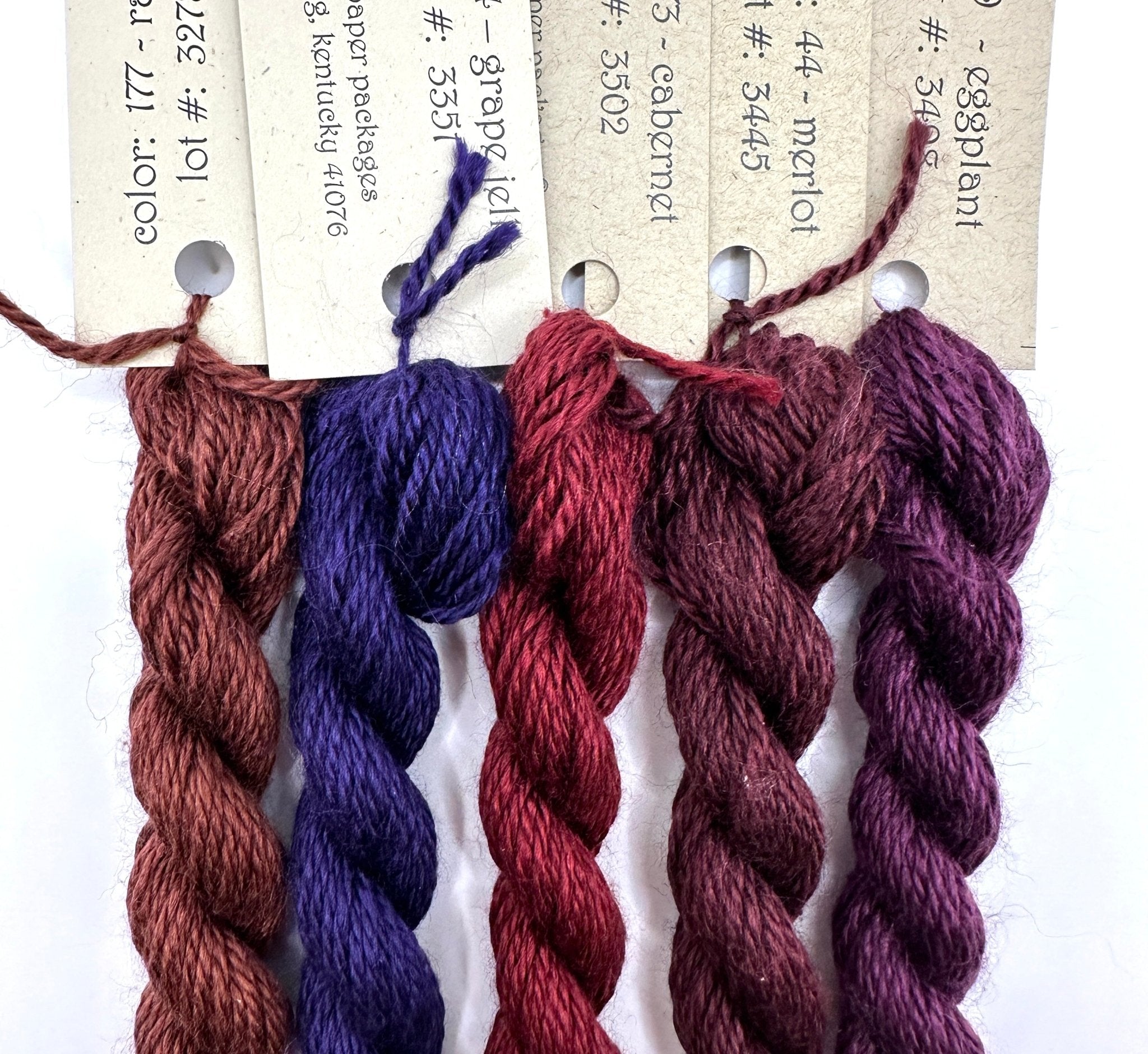 Silk & Ivory, Grape PurplesSilk & IvoryThreadThe Red Thread Atelier