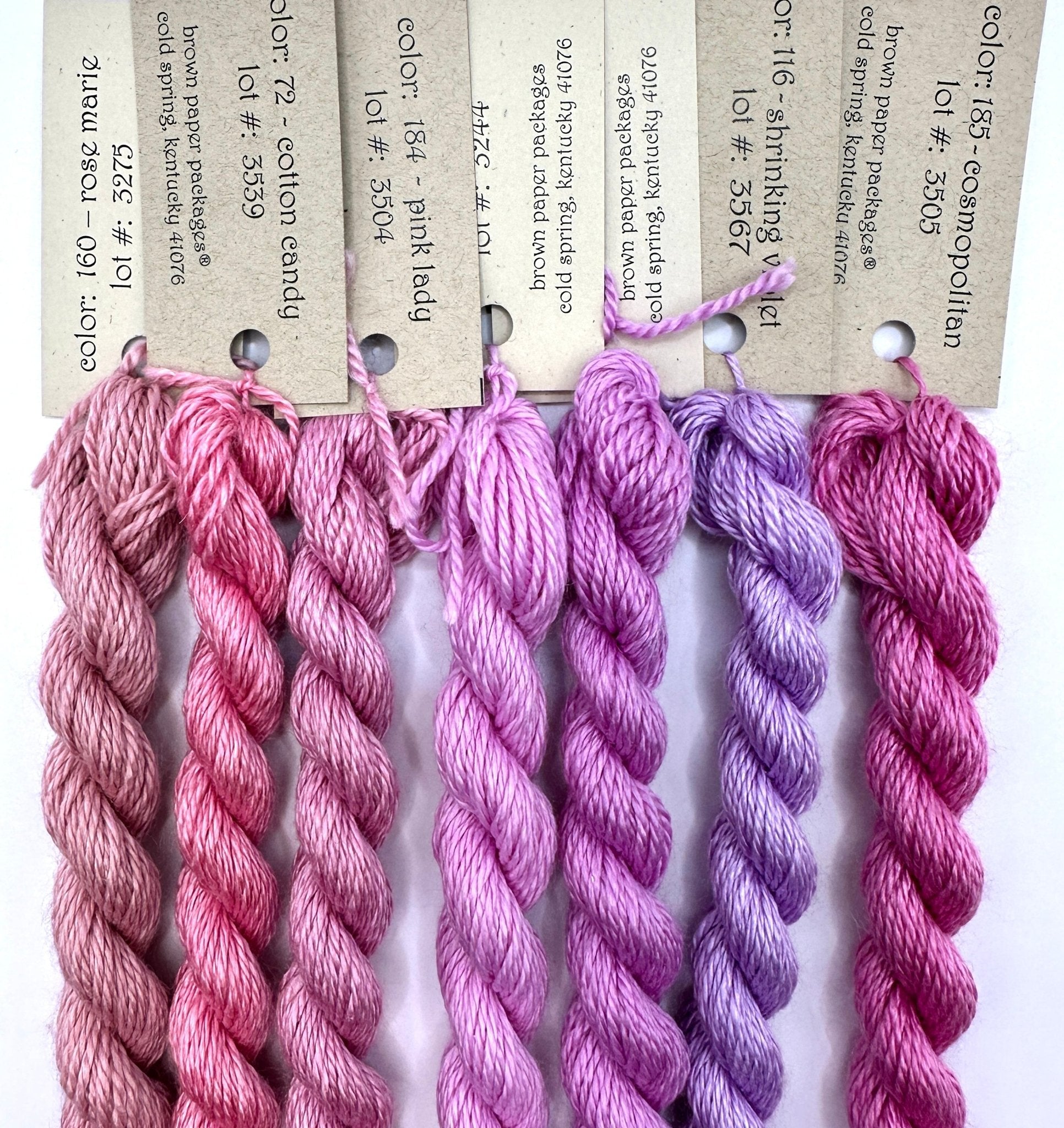 Silk & Ivory, Orchid Purple/PinksSilk & IvoryThreadThe Red Thread Atelier
