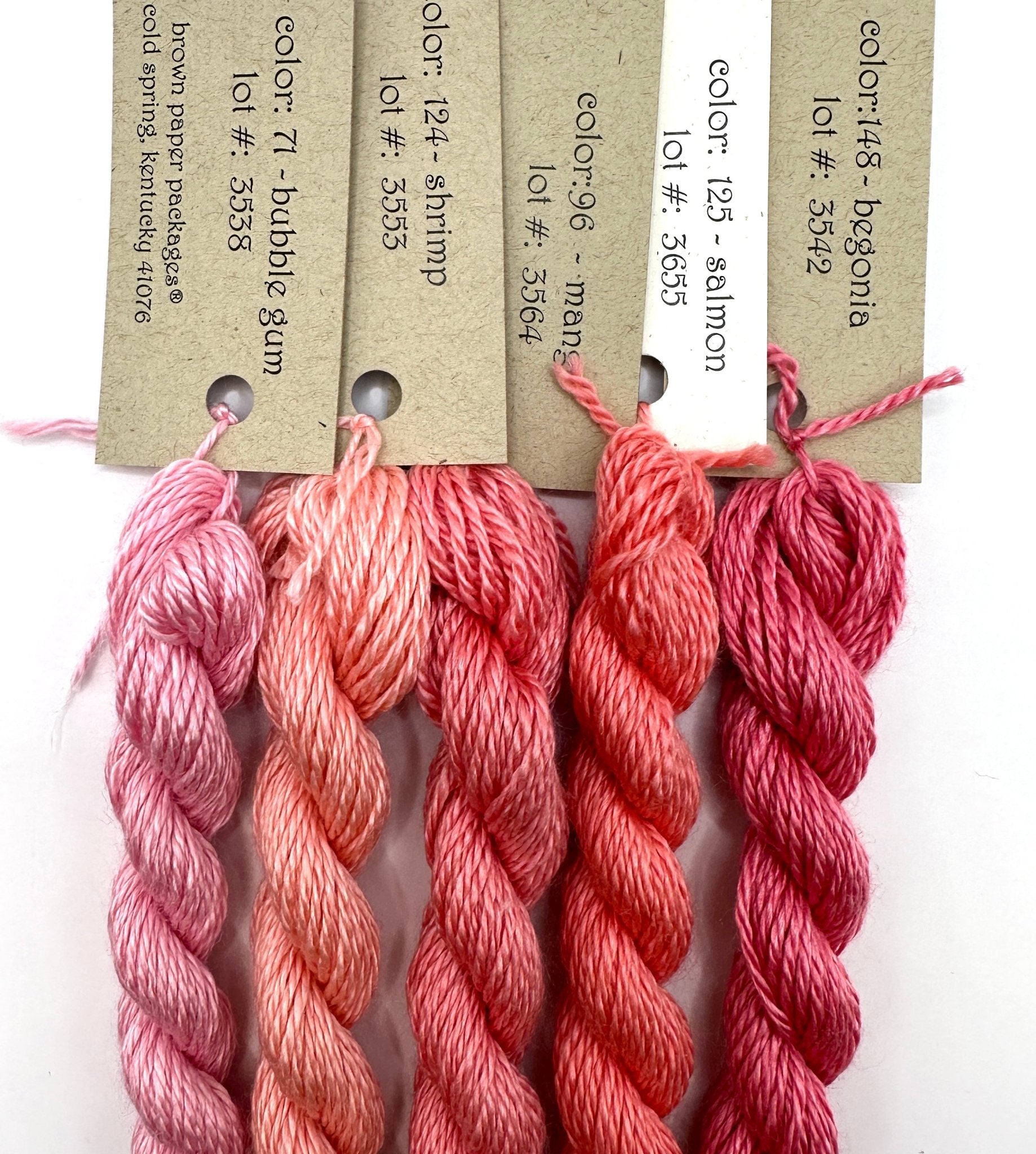Silk & Ivory, Melon PinksSilk & IvoryThreadThe Red Thread Atelier