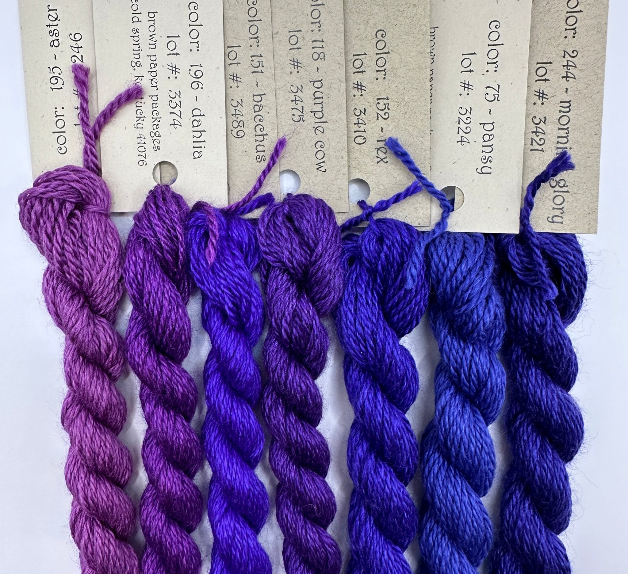 Silk & Ivory, Jewel PurplesSilk & IvoryThreadThe Red Thread Atelier