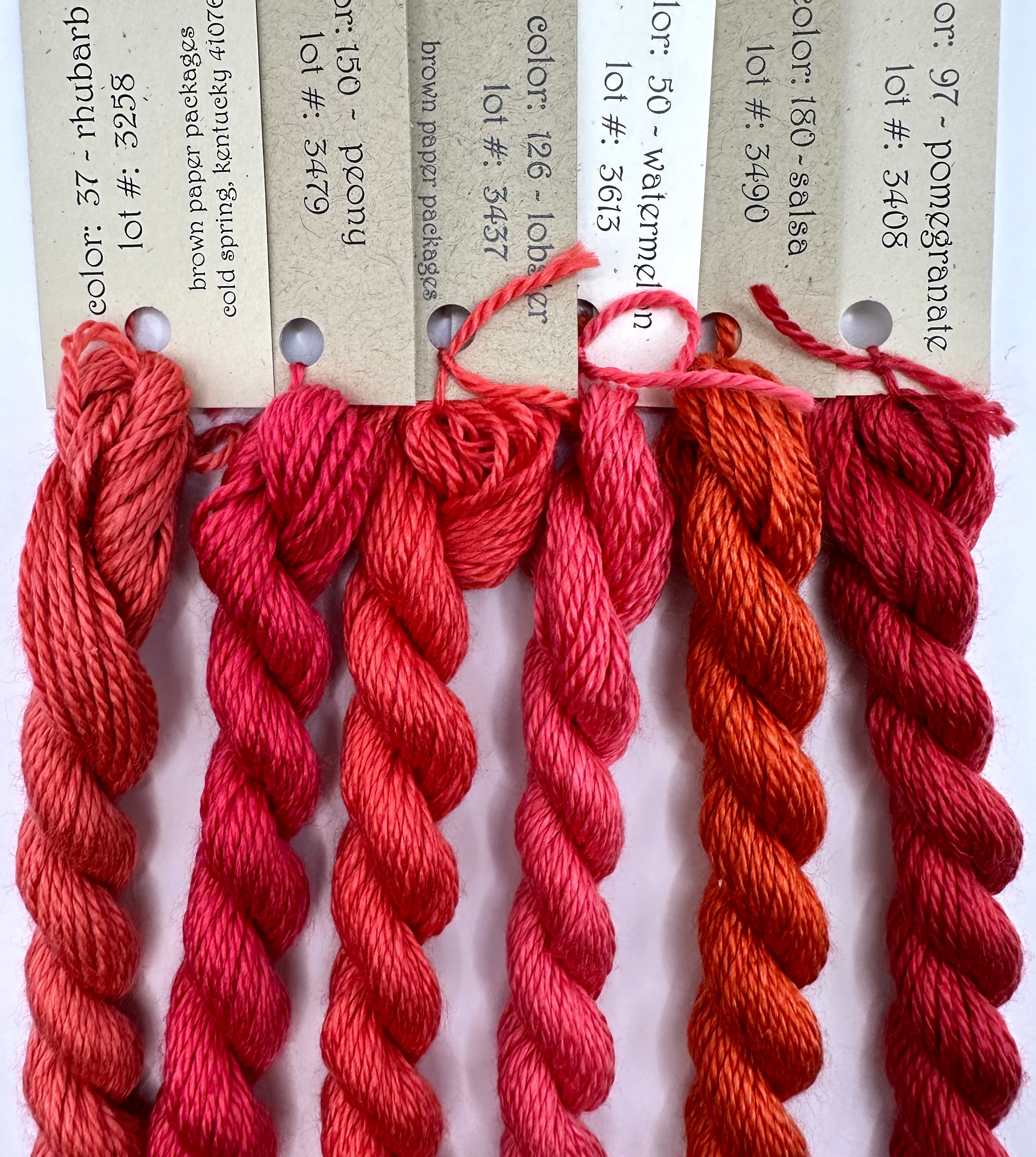 Silk & Ivory, Pinky Reds