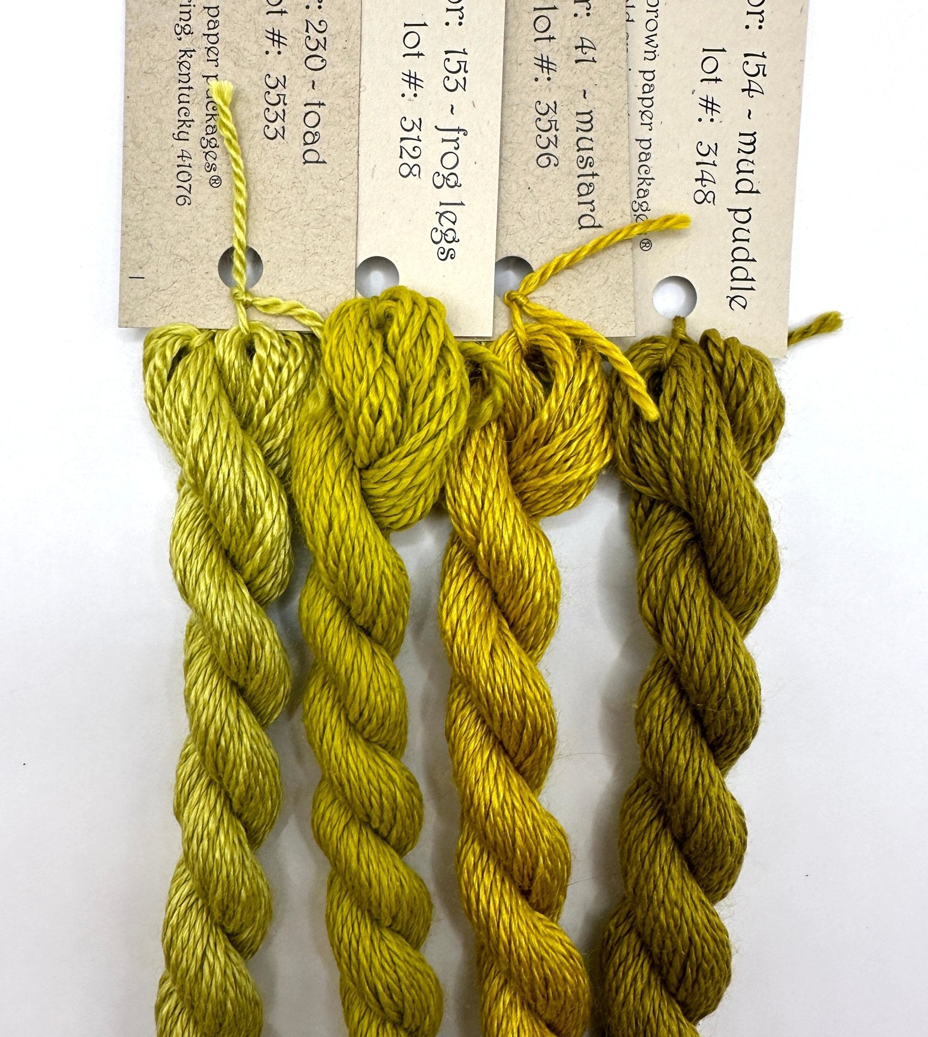 Silk & Ivory, Pea GreensSilk & IvoryThreadThe Red Thread Atelier
