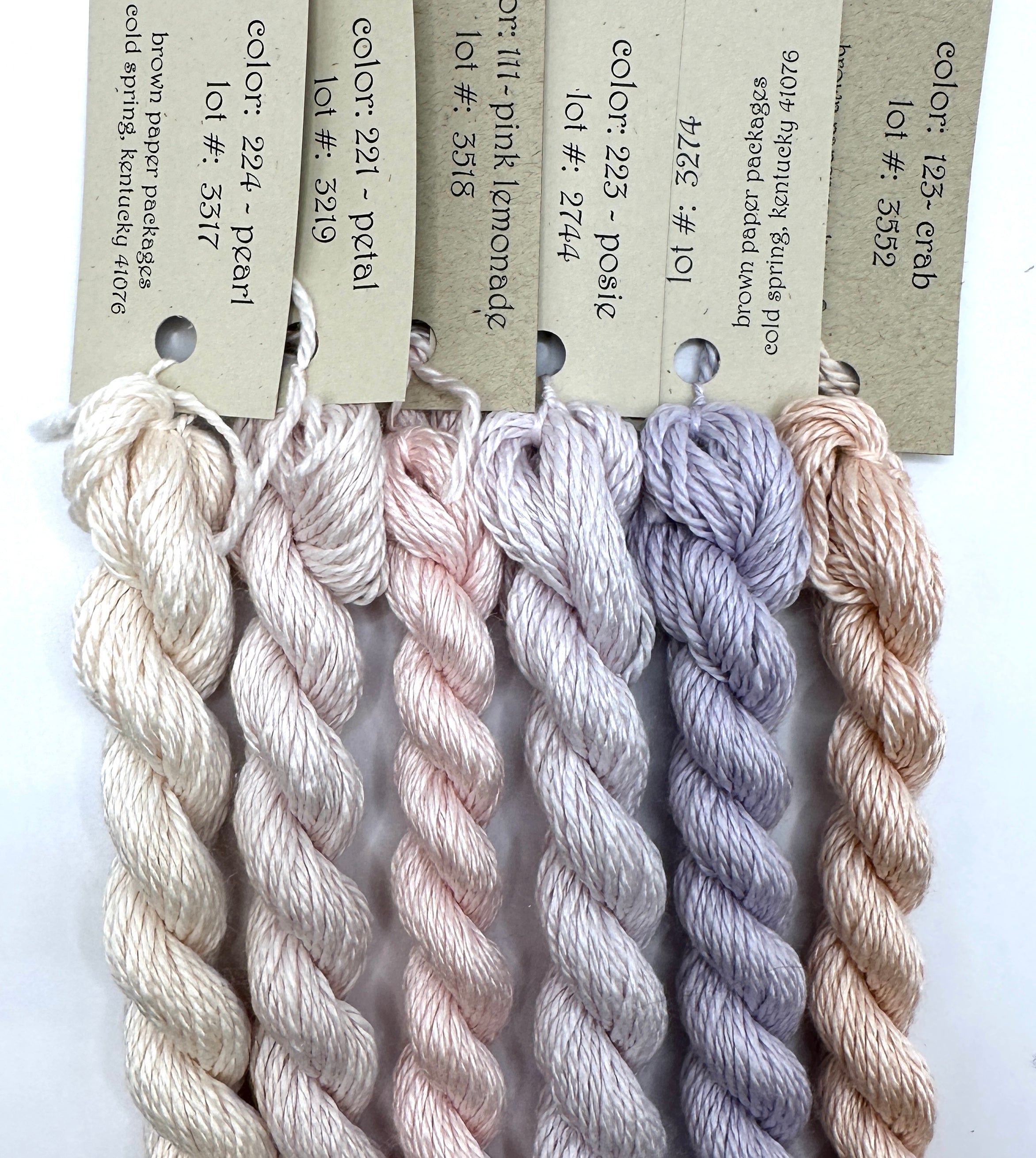 Silk & Ivory, Light Petal Shades