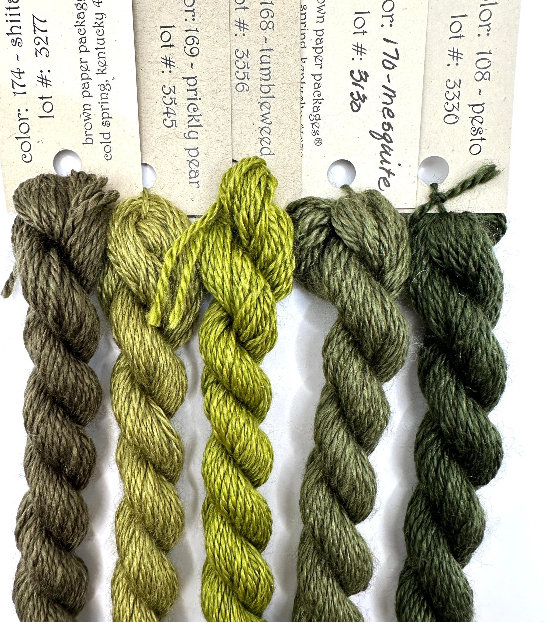 Silk & Ivory, Muddles GreensSilk & IvoryThreadThe Red Thread Atelier