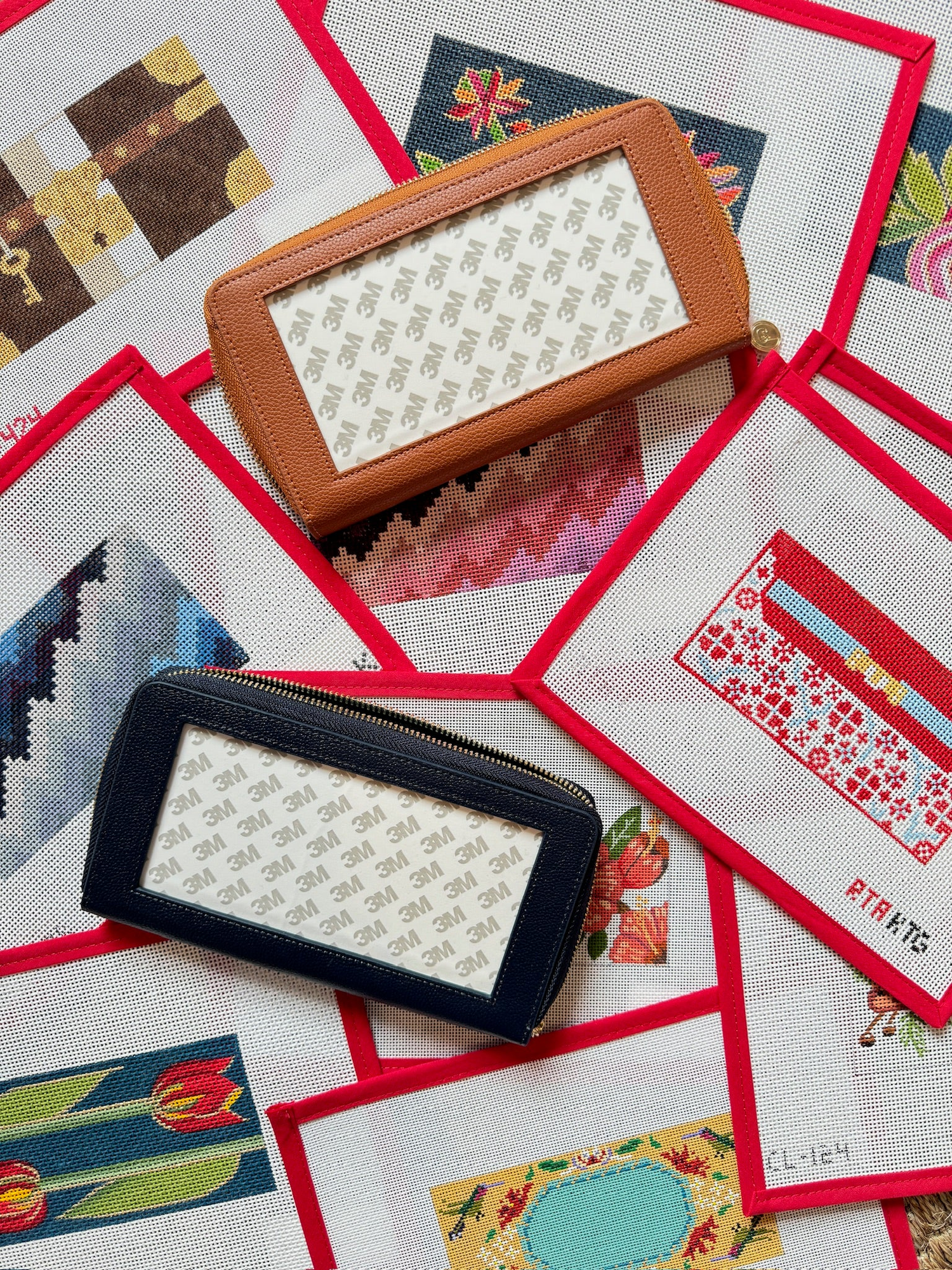 melt the lady / the red thread キーリング Needlepoint Accessories | The Red Thread Atelier