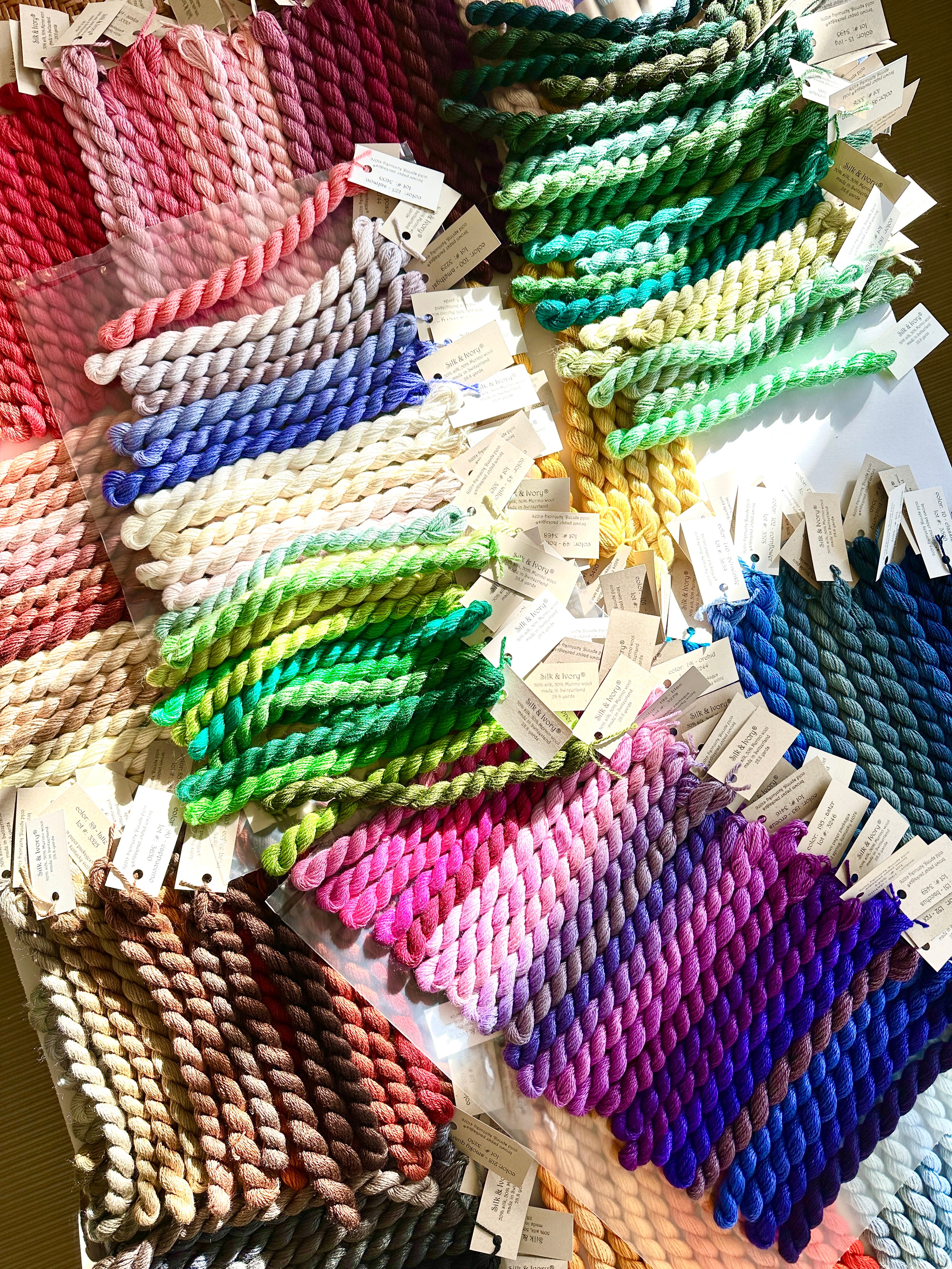 Needlepoint Threads & Fibers | The Red Thread Atelier