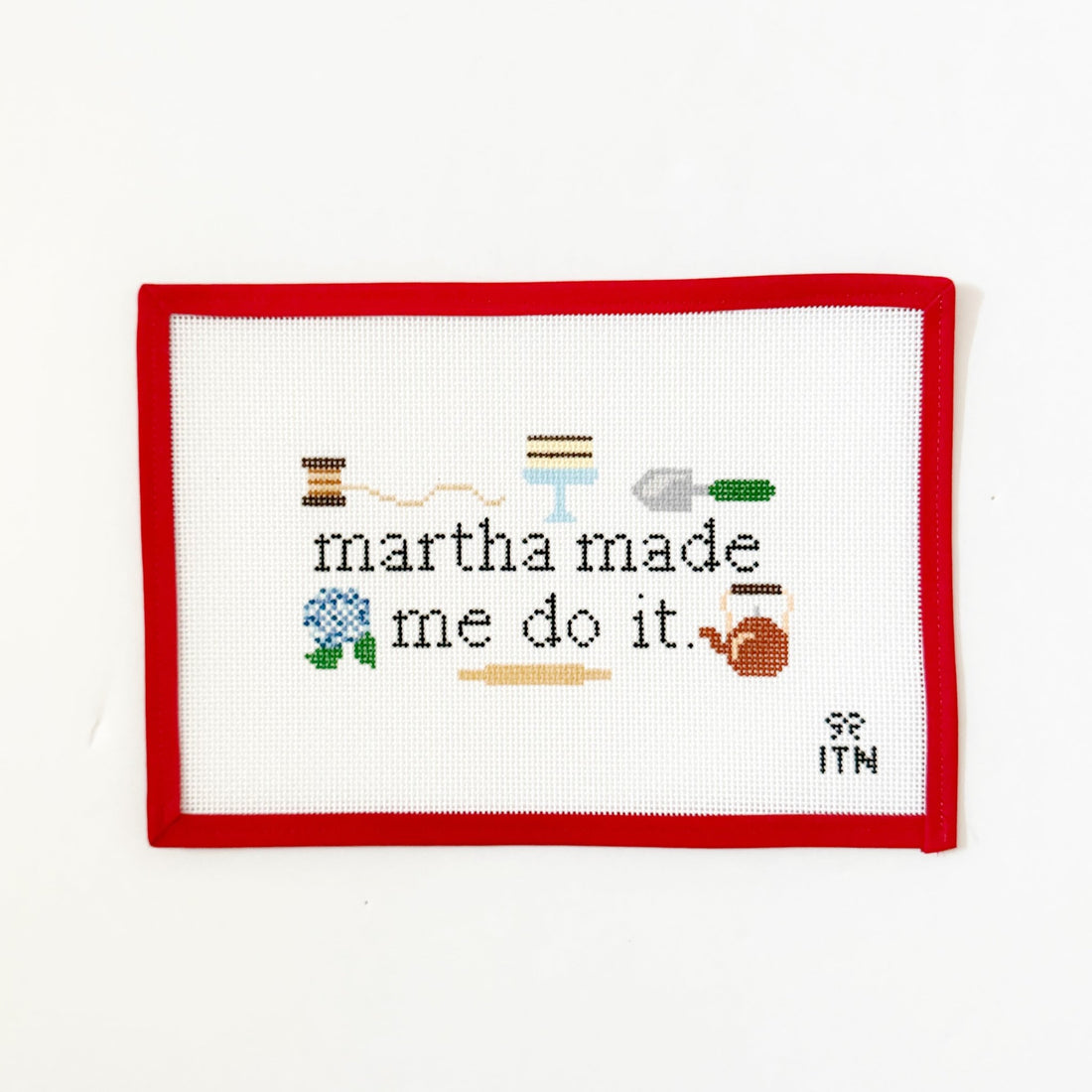 Martha Made Me Do ItIvy Thread NeedlepointCanvasThe Red Thread Atelier