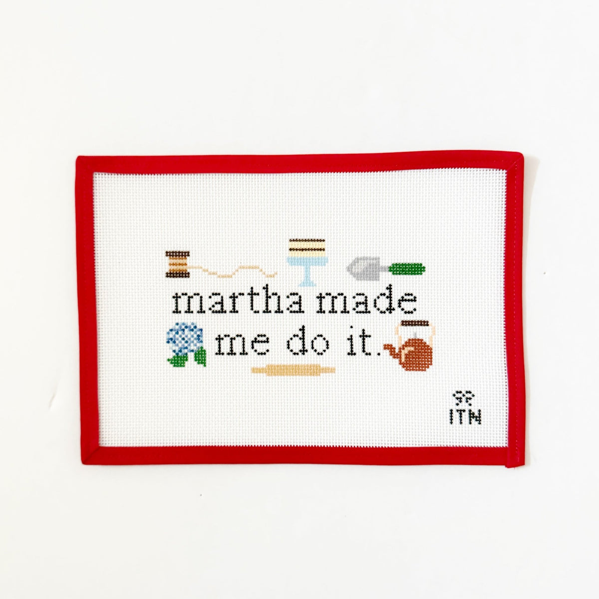 Martha Made Me Do ItIvy Thread NeedlepointCanvasThe Red Thread Atelier