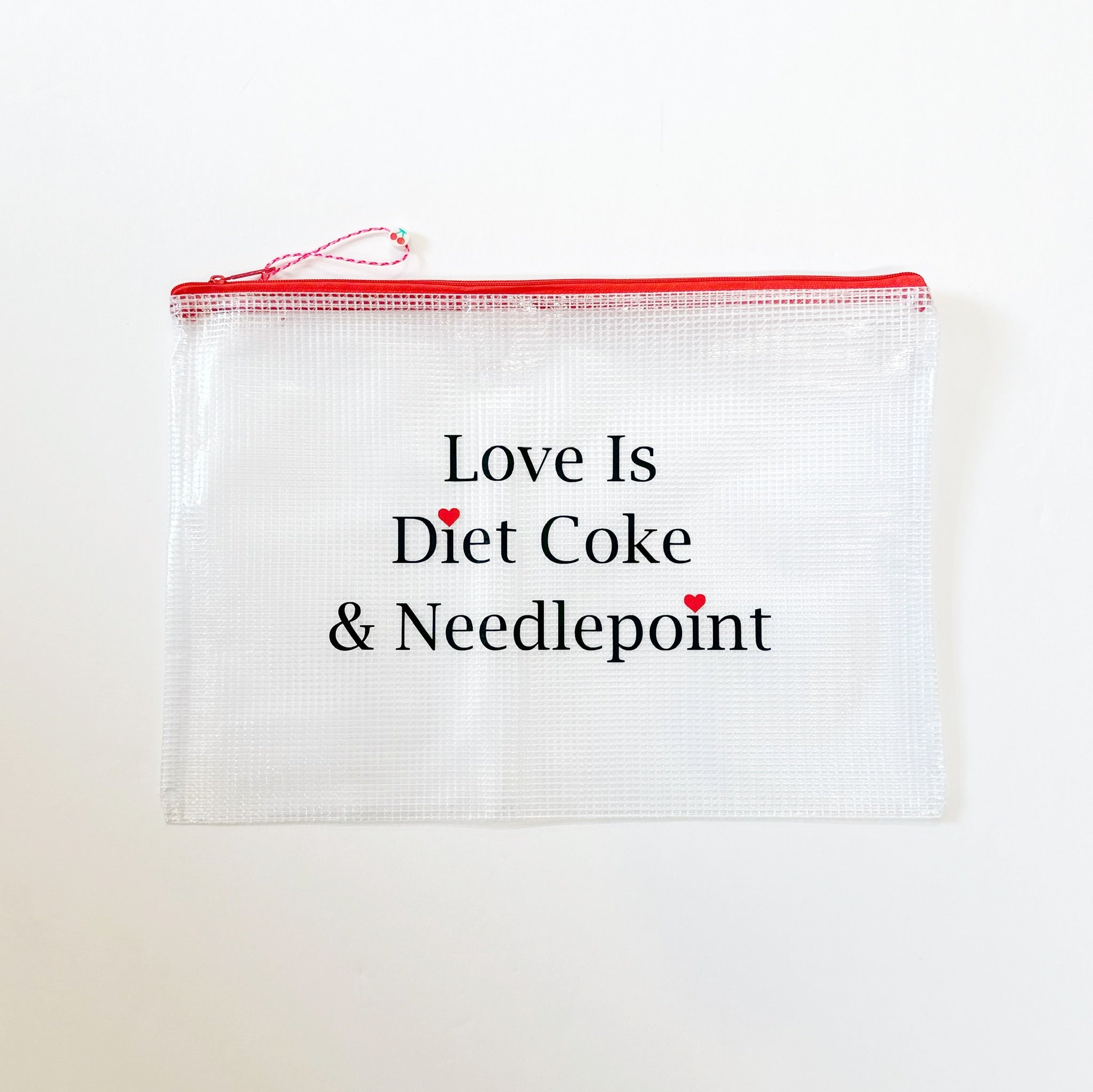 Love Diet Coke Project BagUp North NeedlepointAccessoriesThe Red Thread Atelier