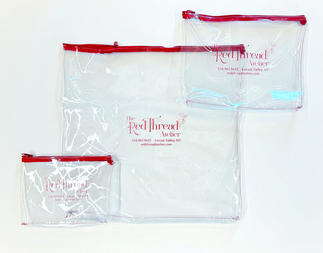 Red Thread Vinyl Project Bags