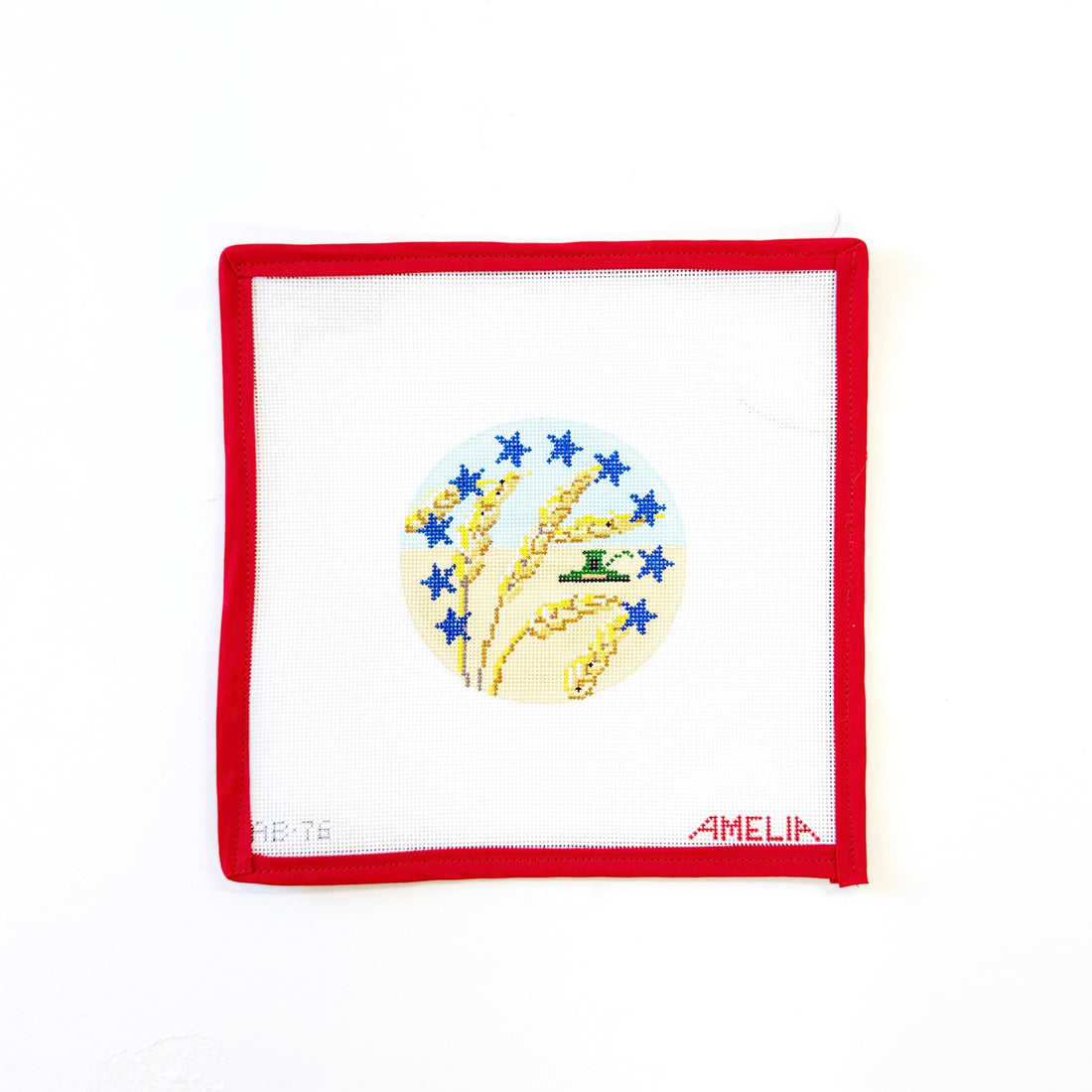 Amber Waves RoundGingham StitcheryCanvasThe Red Thread Atelier