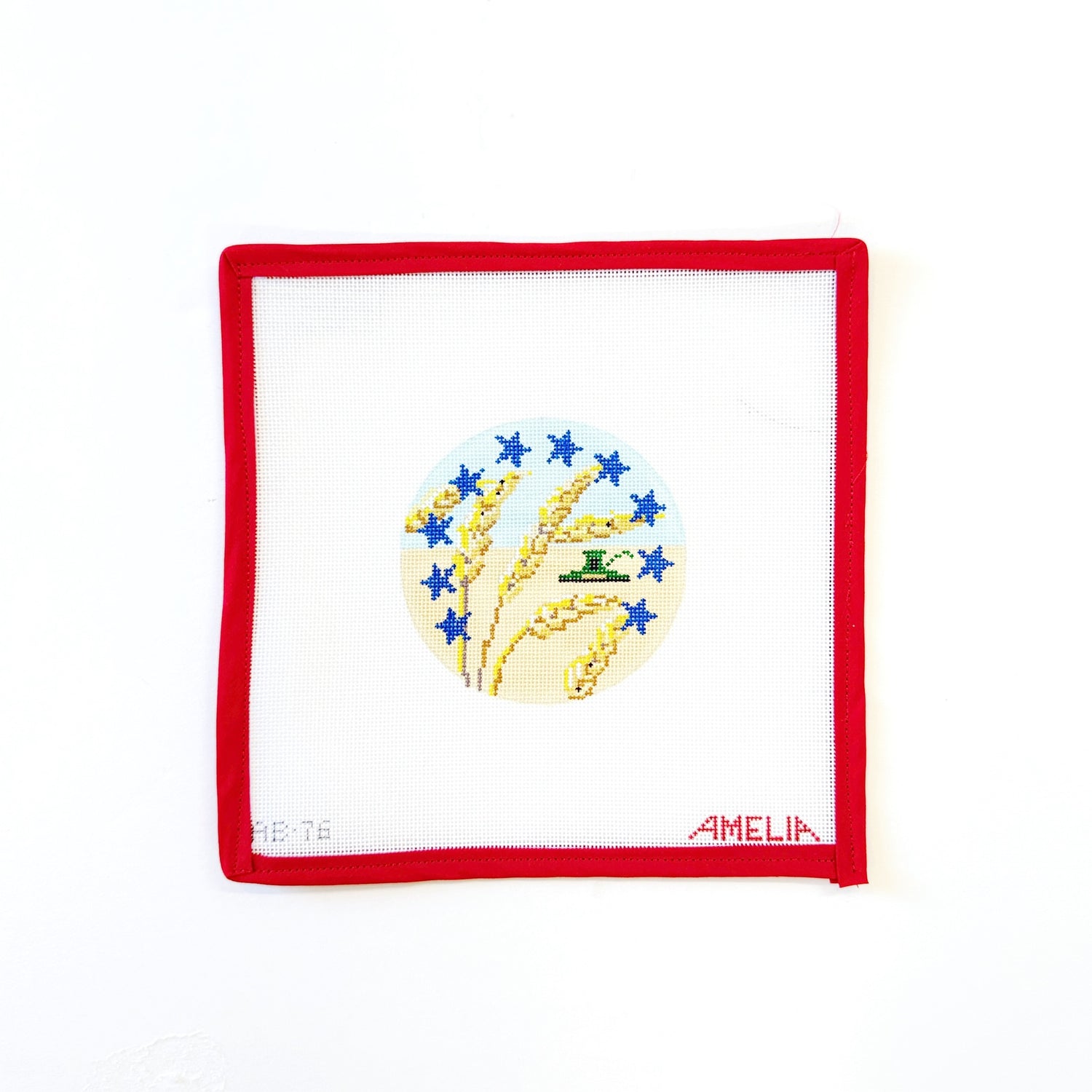 Amber Waves RoundGingham StitcheryCanvasThe Red Thread Atelier