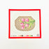 Kiss Lock Bag Canvas - Tulips on BasketweaveJeni Sandberg NeedlepointCanvasThe Red Thread Atelier