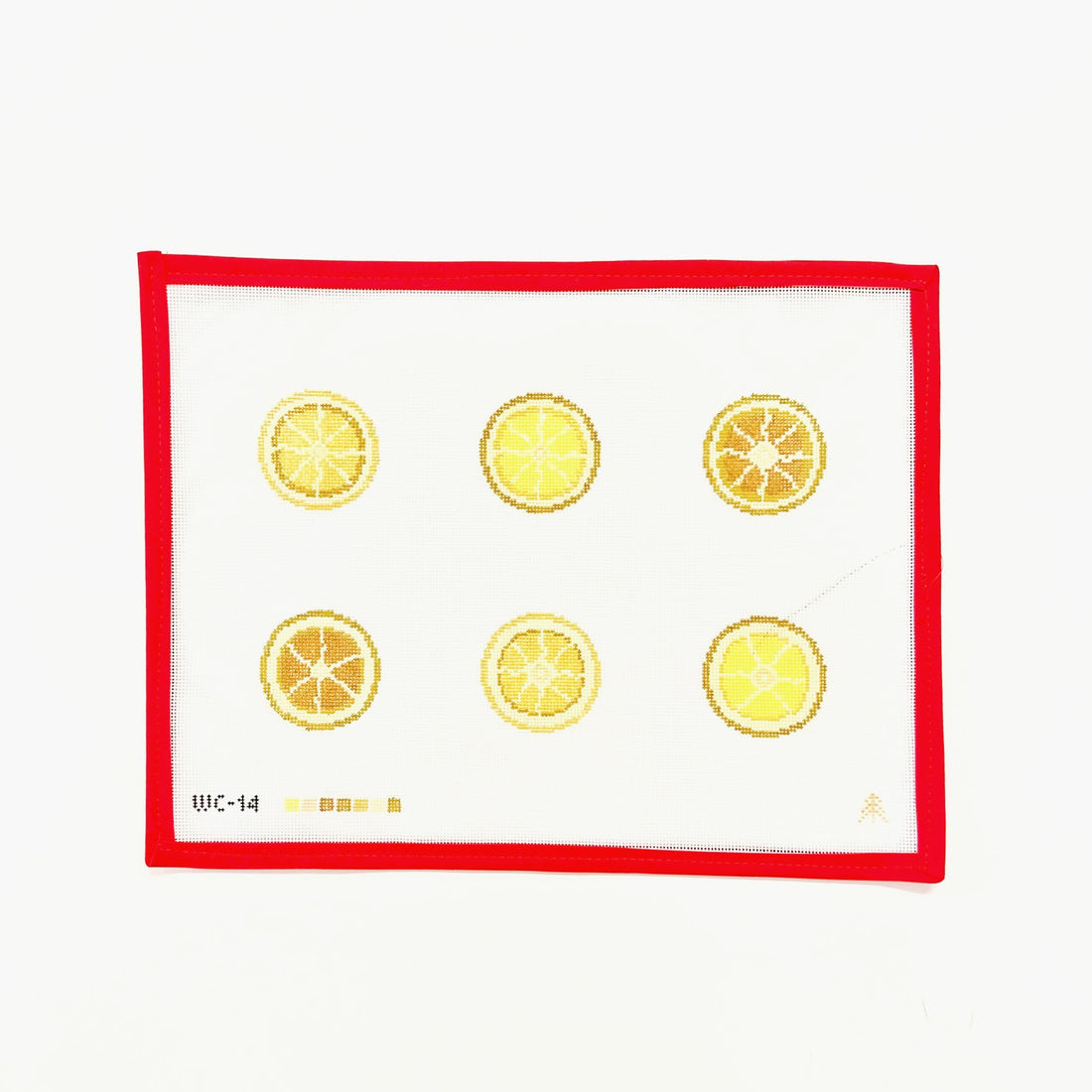 Dried Lemon GarlandEvergreen NeedlepointCanvasThe Red Thread Atelier