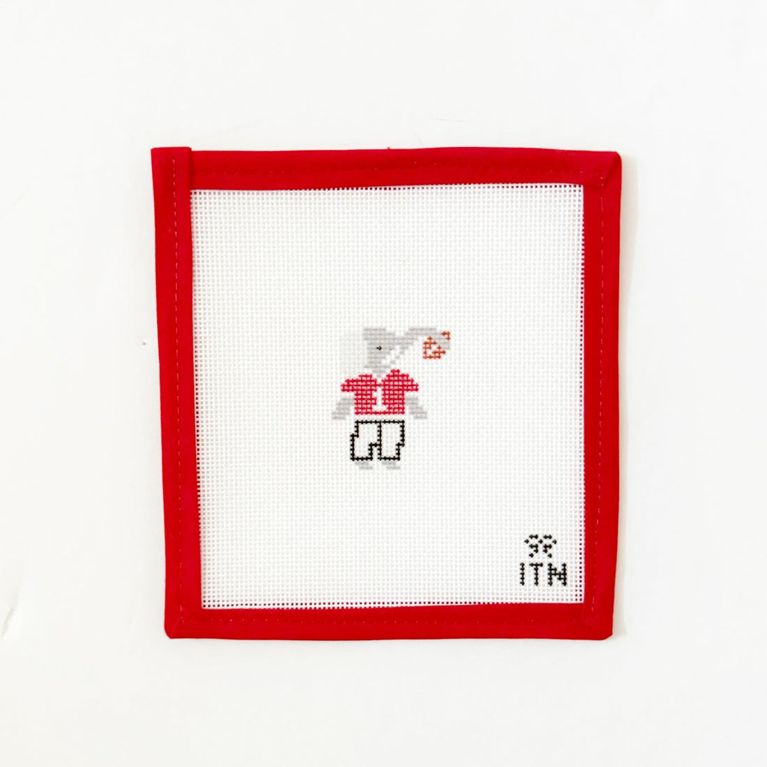 Football Friends - AL ElephantIvy Thread NeedlepointCanvasThe Red Thread Atelier