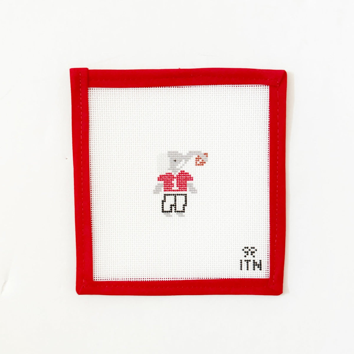 Football Friends - AL ElephantIvy Thread NeedlepointCanvasThe Red Thread Atelier