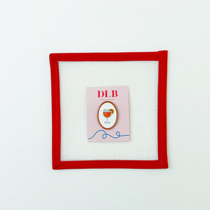 Mini Aperol Spritz NeedleminderKate DickersonNeedle MinderThe Red Thread Atelier
