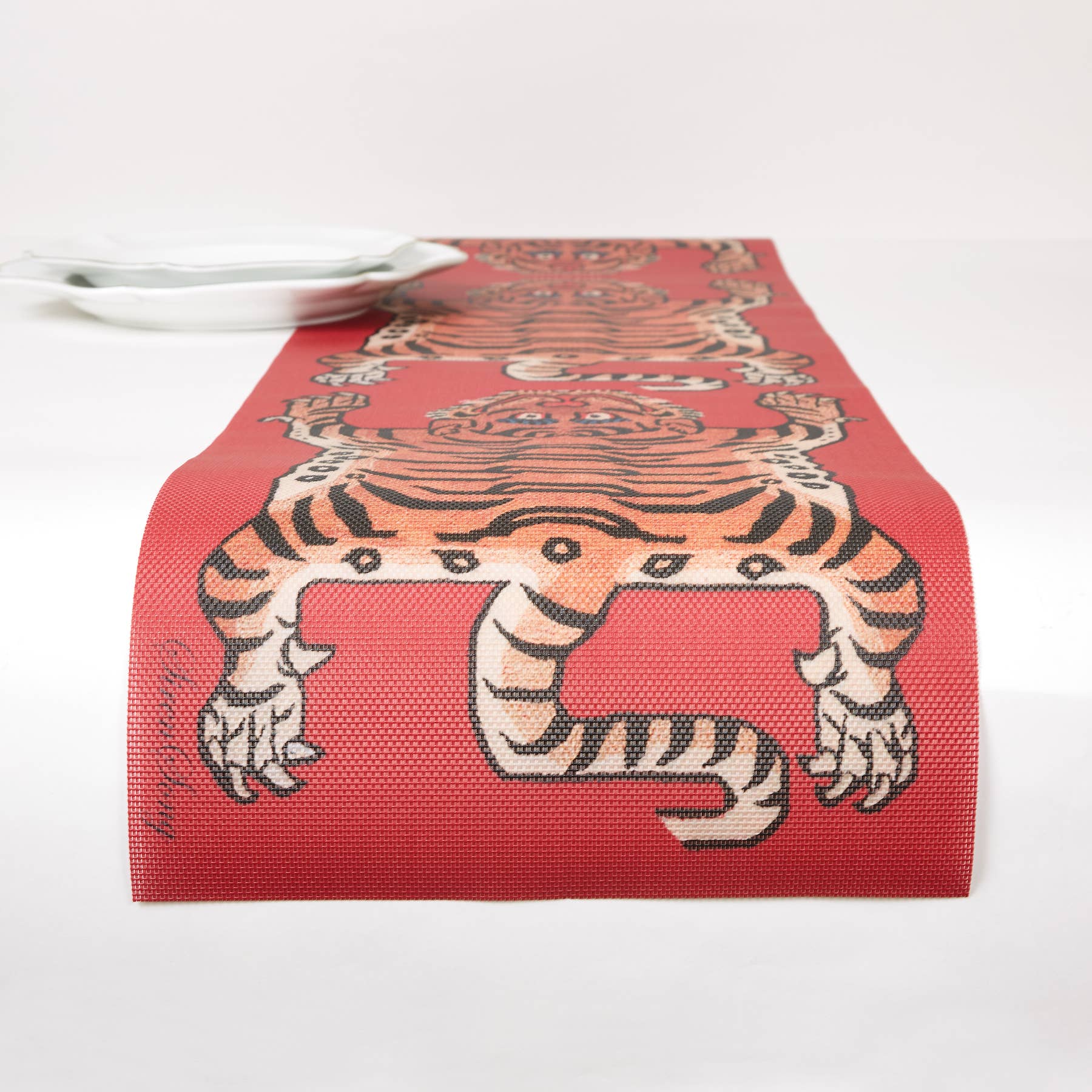 Tiger Vinyl Table Runner