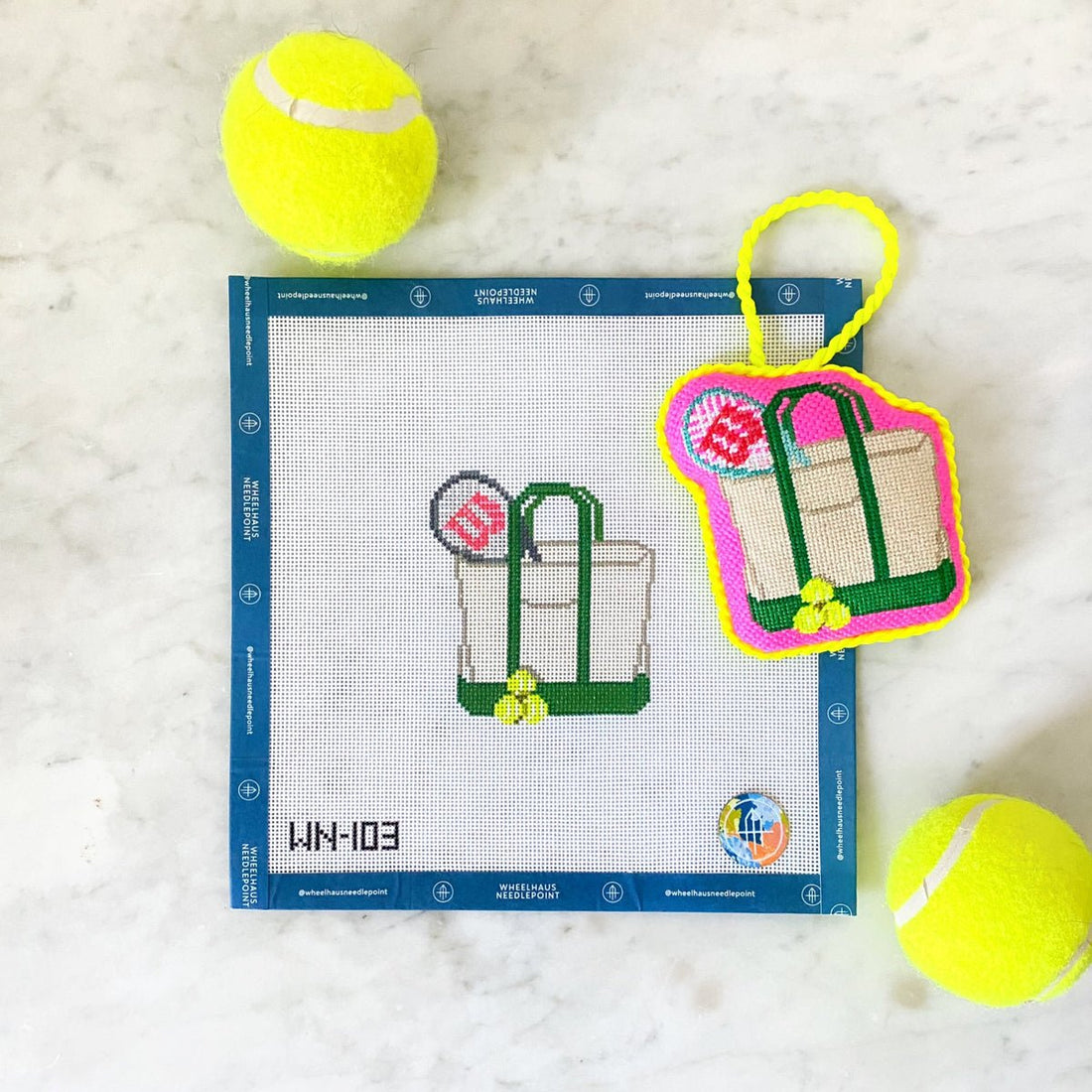 LOVE Tennis ToteWheelhausCanvasThe Red Thread Atelier